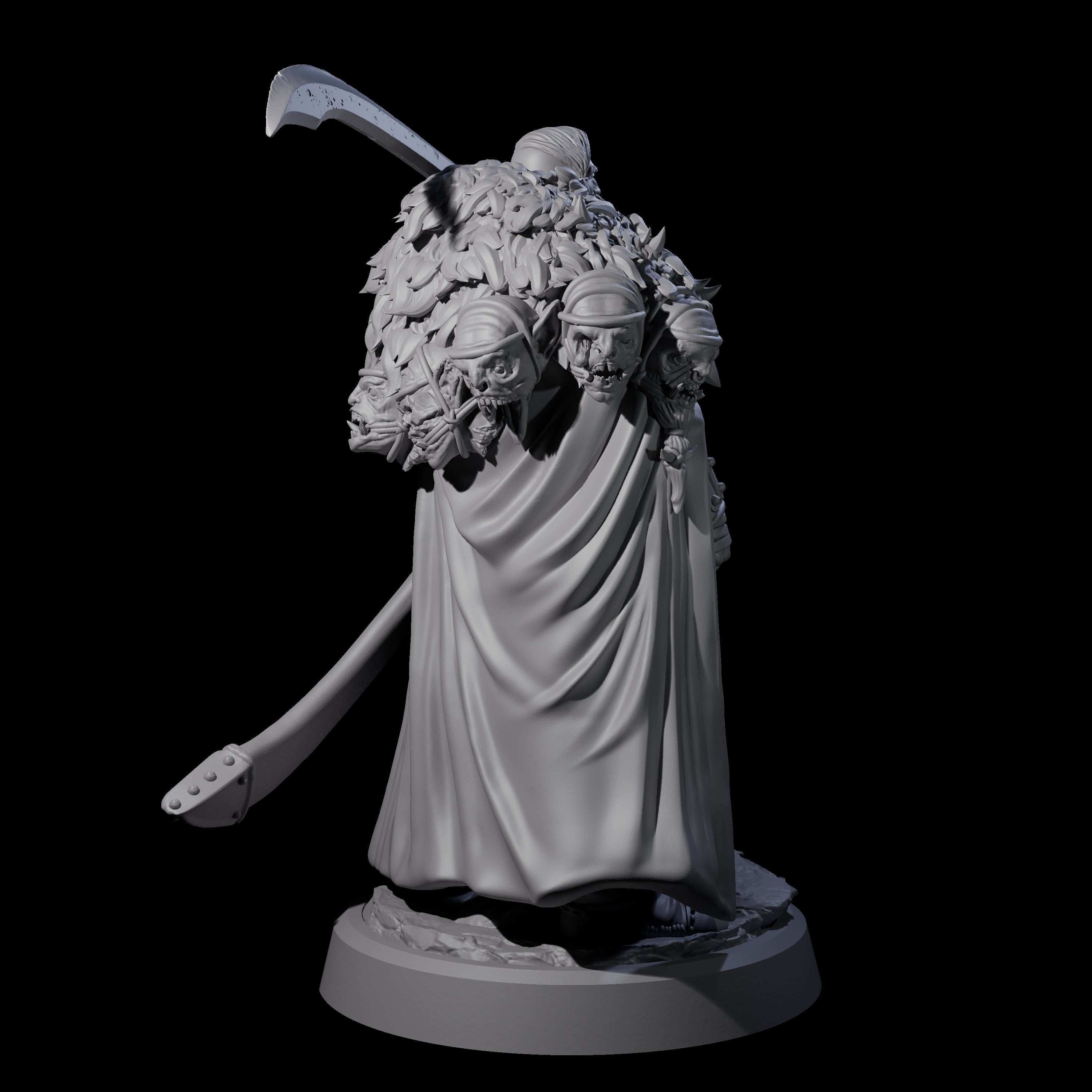 Goblin Head Trophy Hunter Miniature for Dungeons and Dragons, Pathfinder or other TTRPGs