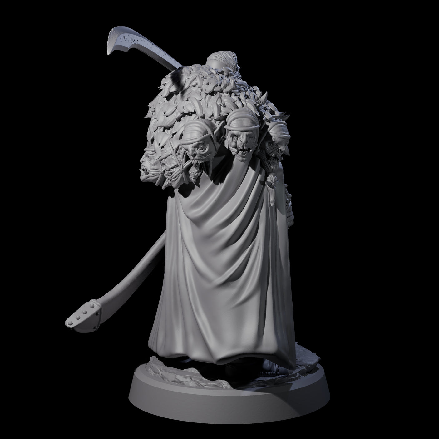 Goblin Head Trophy Hunter Miniature for Dungeons and Dragons, Pathfinder or other TTRPGs
