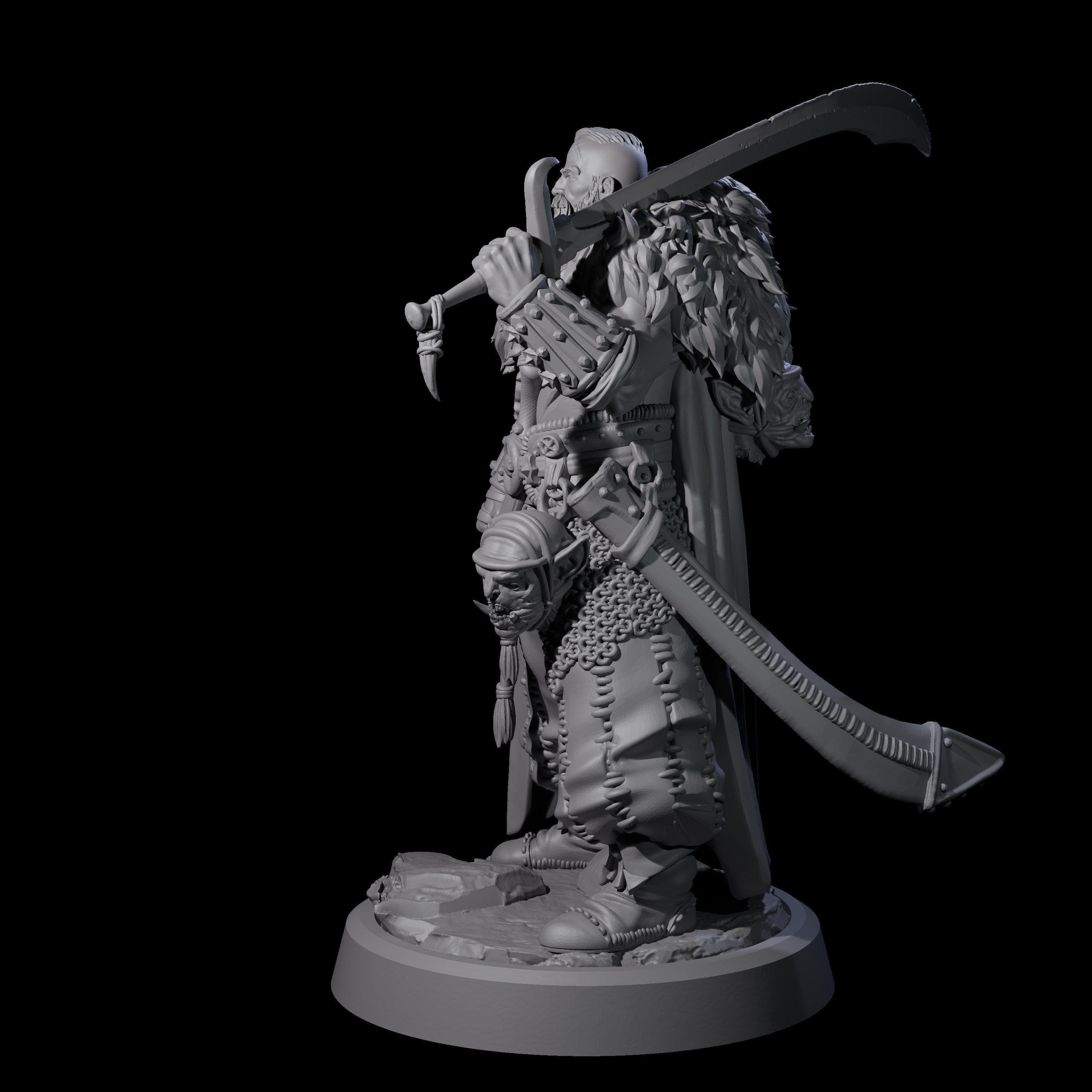 Goblin Head Trophy Hunter Miniature for Dungeons and Dragons, Pathfinder or other TTRPGs