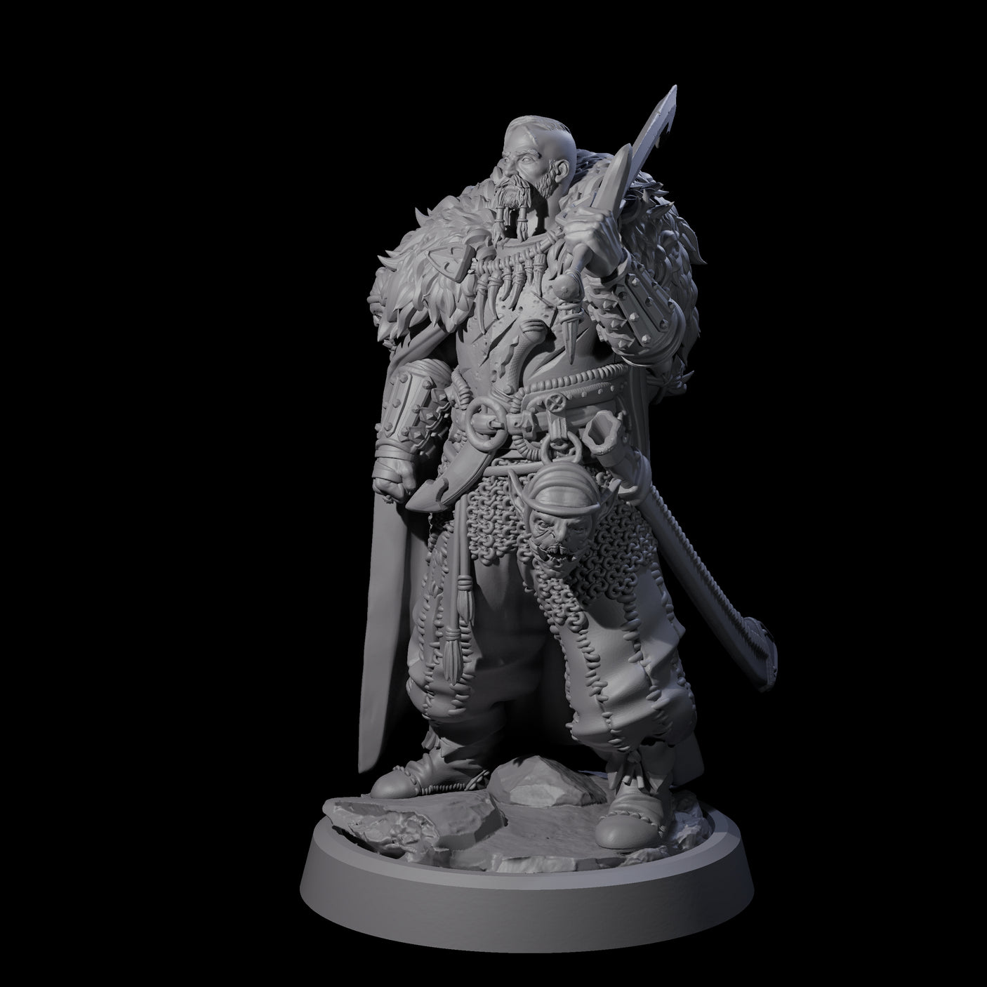 Goblin Head Trophy Hunter Miniature for Dungeons and Dragons, Pathfinder or other TTRPGs