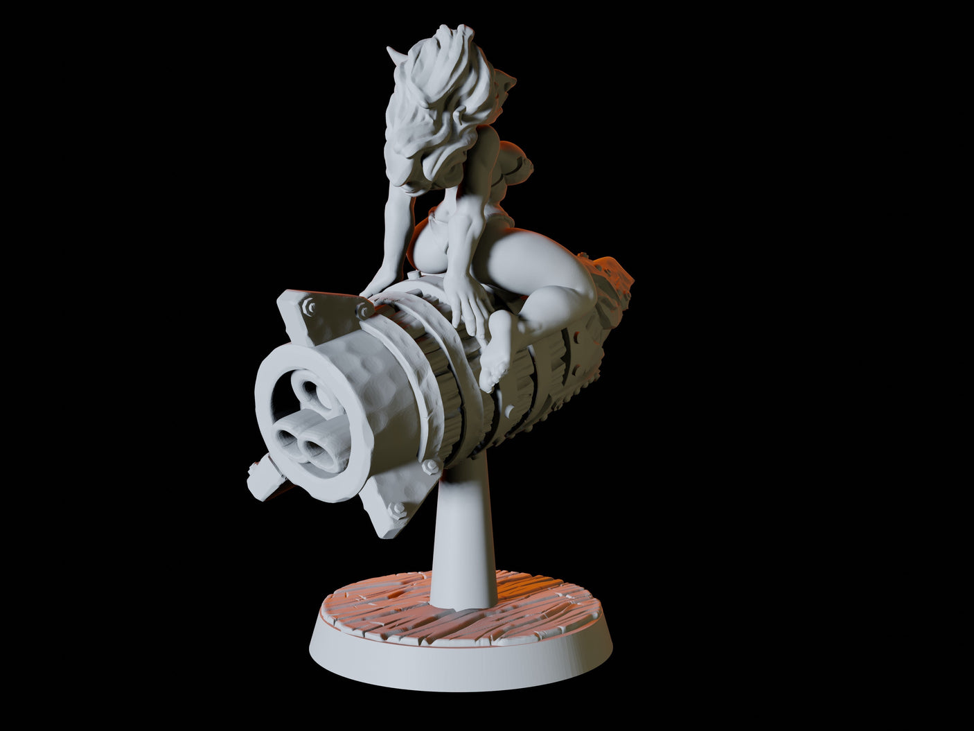 Goblin Pinup Miniature for Dungeons and Dragons, Pathfinder or other TTRPGs