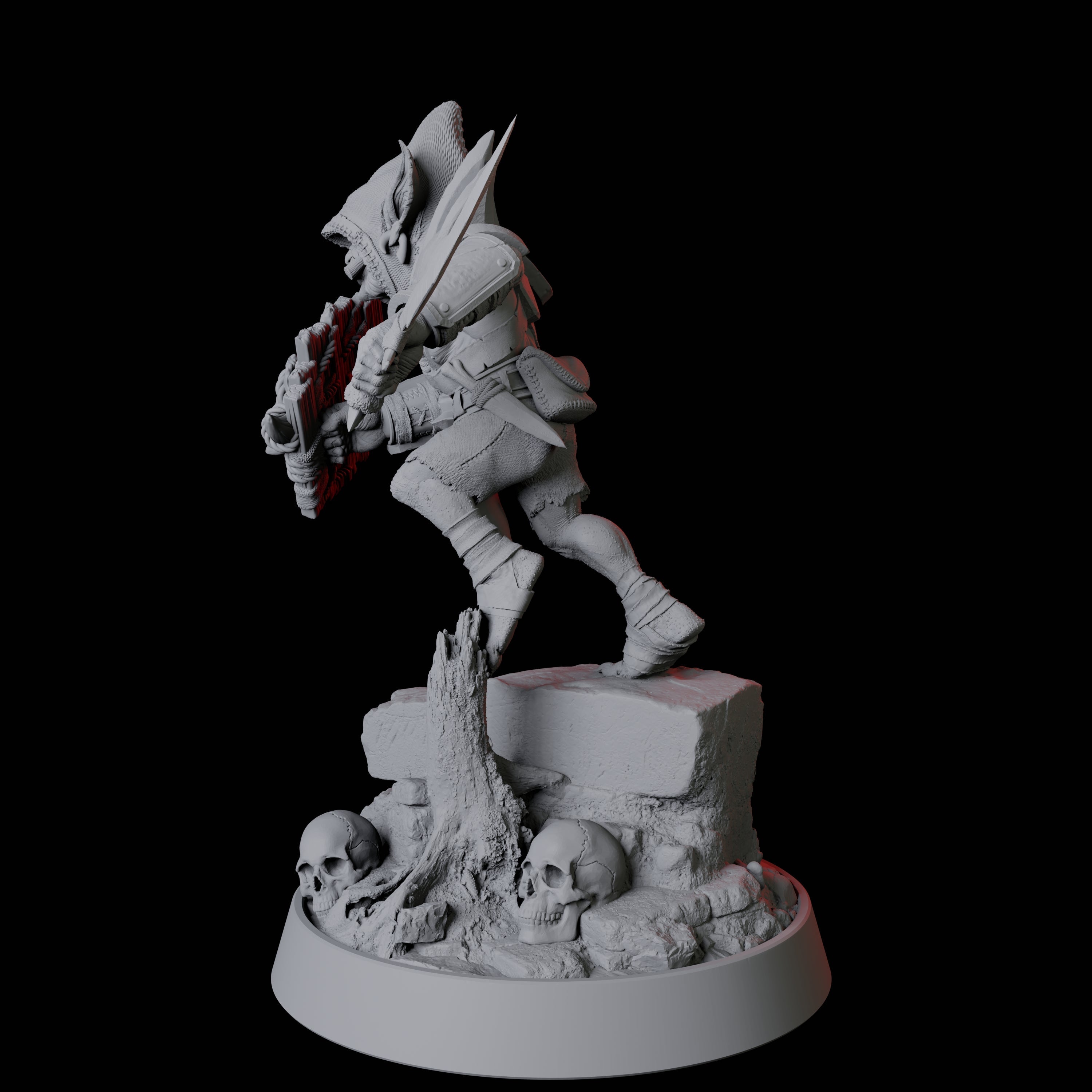 Goblin Rogue Miniature for Dungeons and Dragons, Pathfinder or other TTRPGs