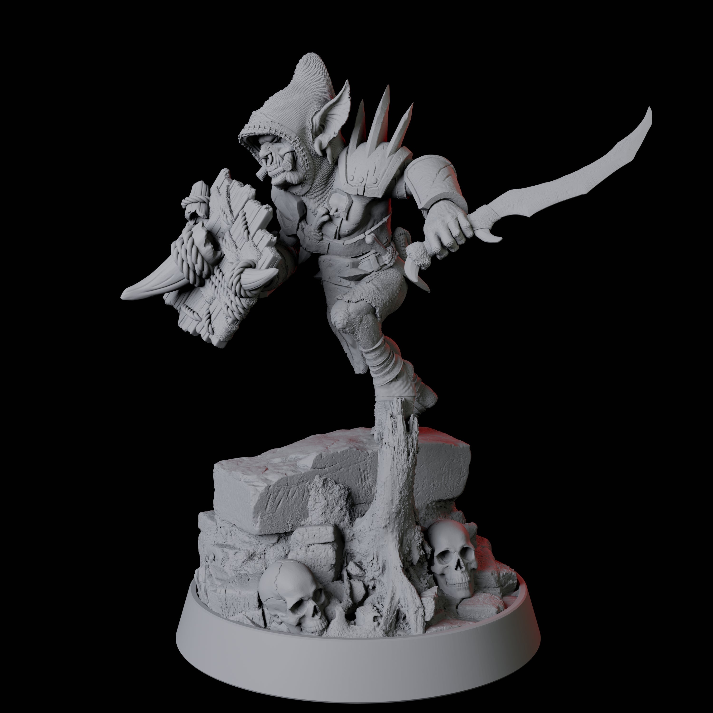 Goblin Rogue Miniature for Dungeons and Dragons, Pathfinder or other TTRPGs