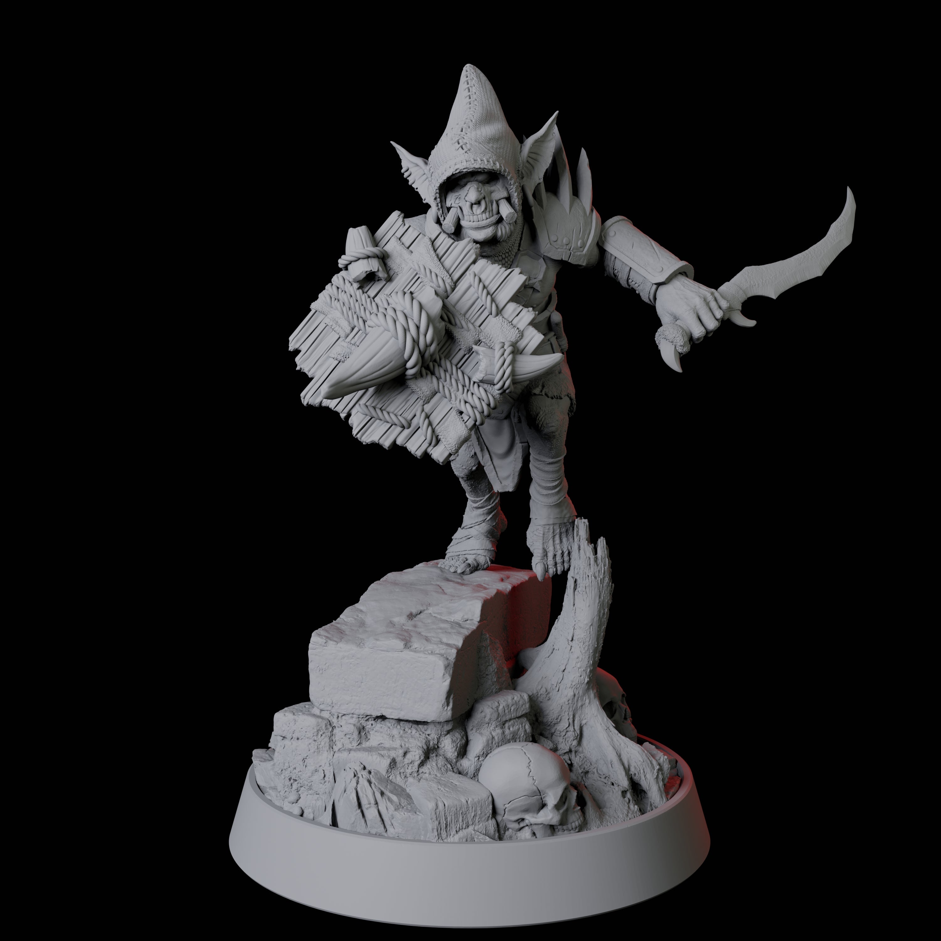 Goblin Rogue Miniature for Dungeons and Dragons, Pathfinder or other TTRPGs