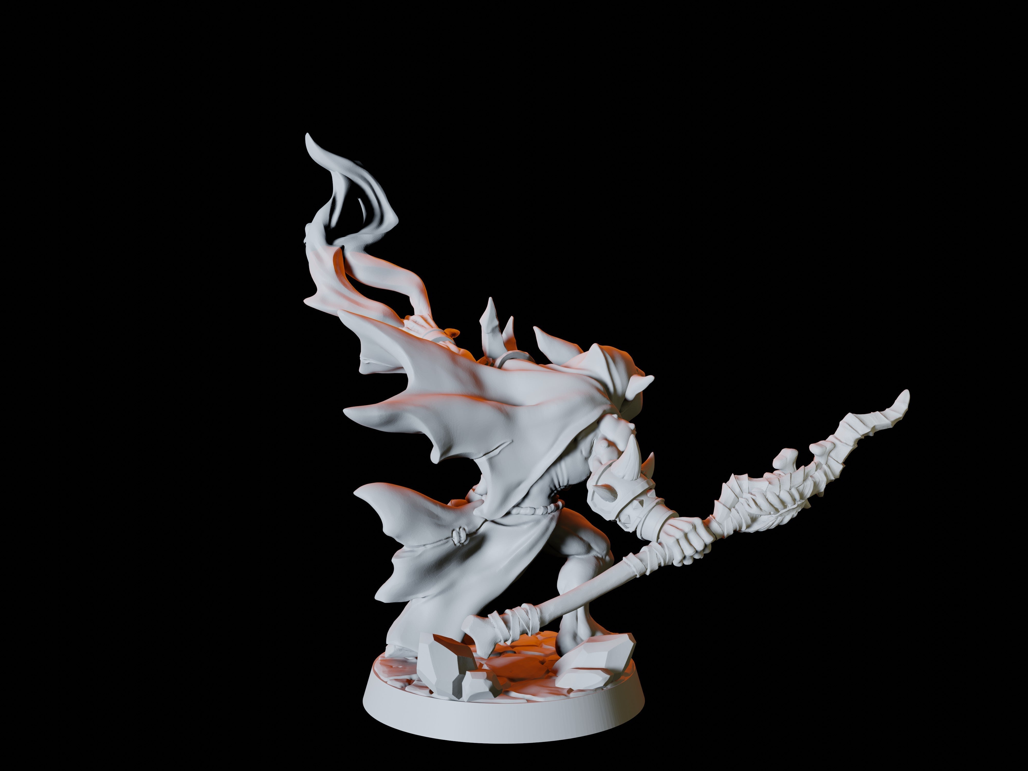 Goblin Wizard Miniature for Dungeons and Dragons, Pathfinder or other TTRPGs