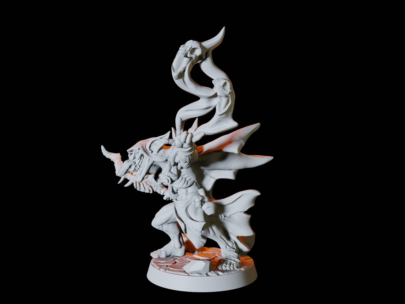 Goblin Wizard Miniature for Dungeons and Dragons, Pathfinder or other TTRPGs