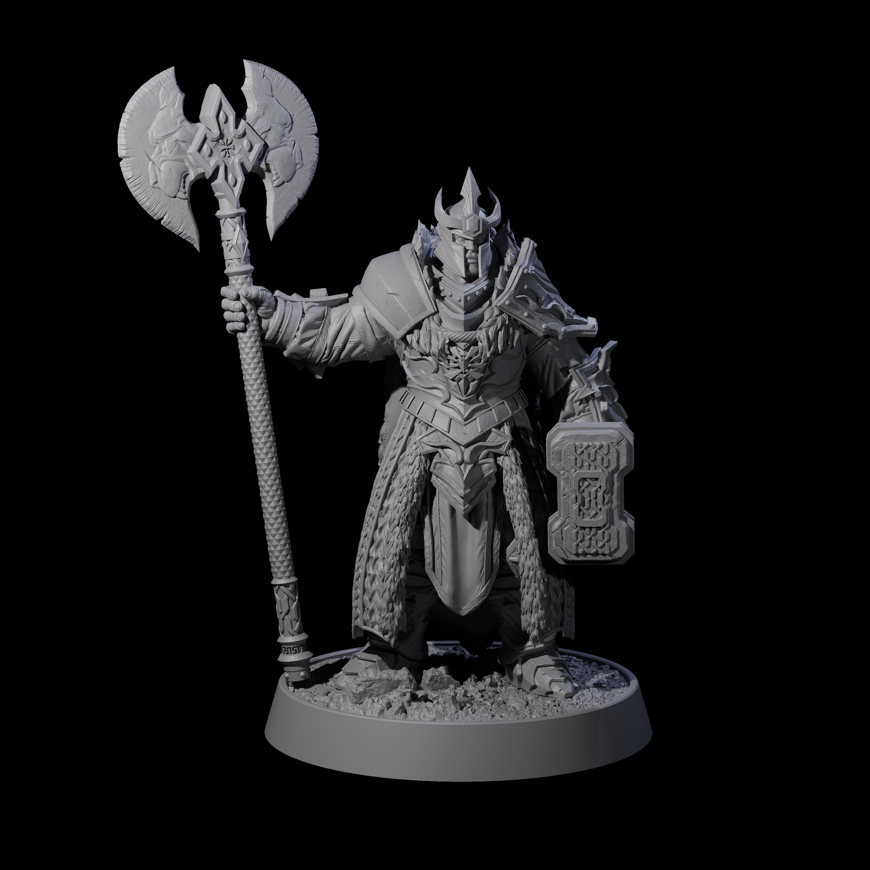 Golden Circle Mercenary Company Miniature for Dungeons and Dragons, Pathfinder or other TTRPGs
