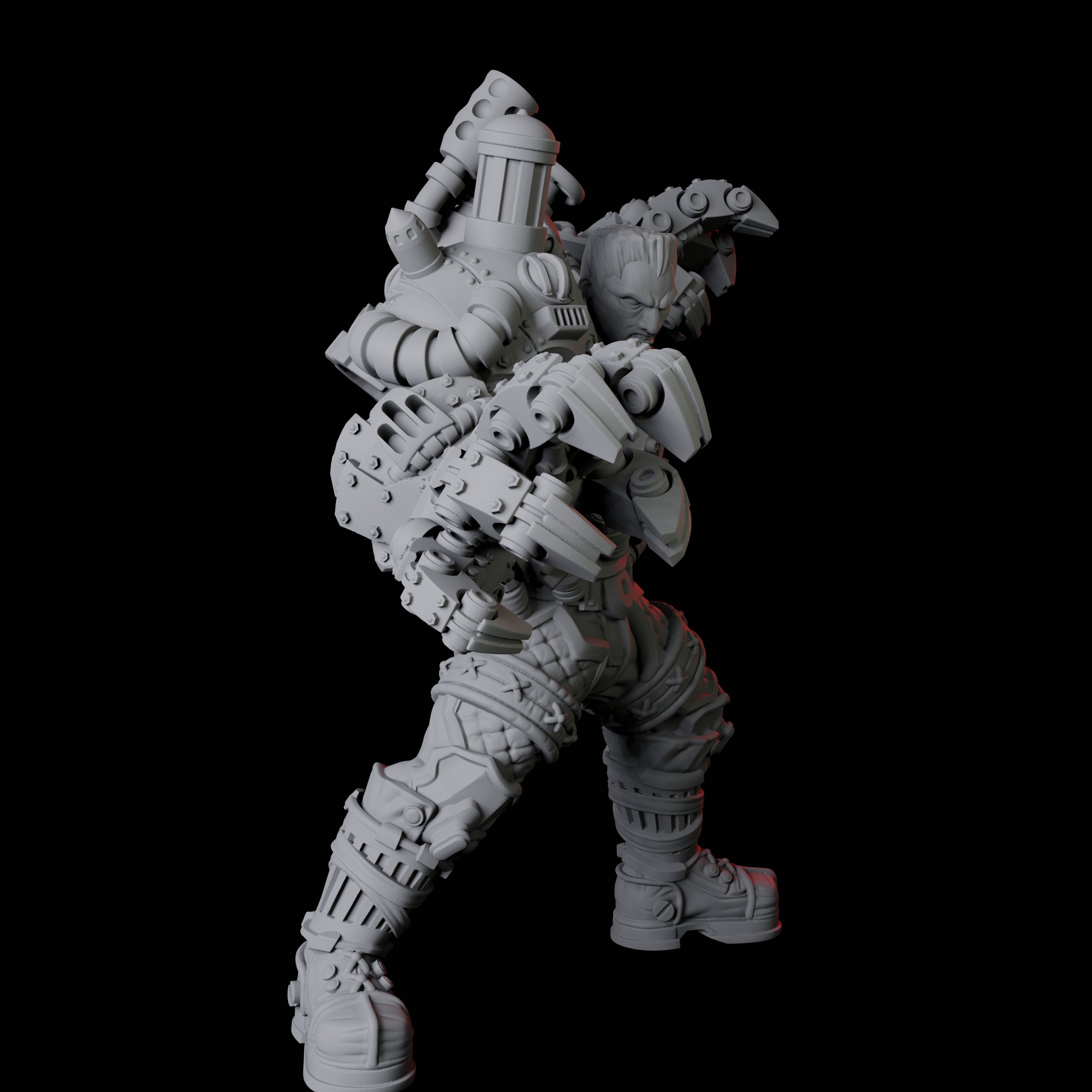 Goliath Cyborg Miniature for Dungeons and Dragons
