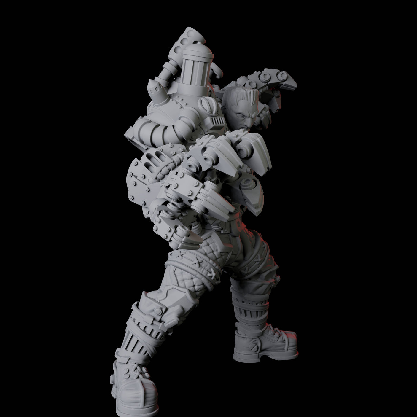 Goliath Cyborg Miniature for Dungeons and Dragons, Pathfinder or other TTRPGs
