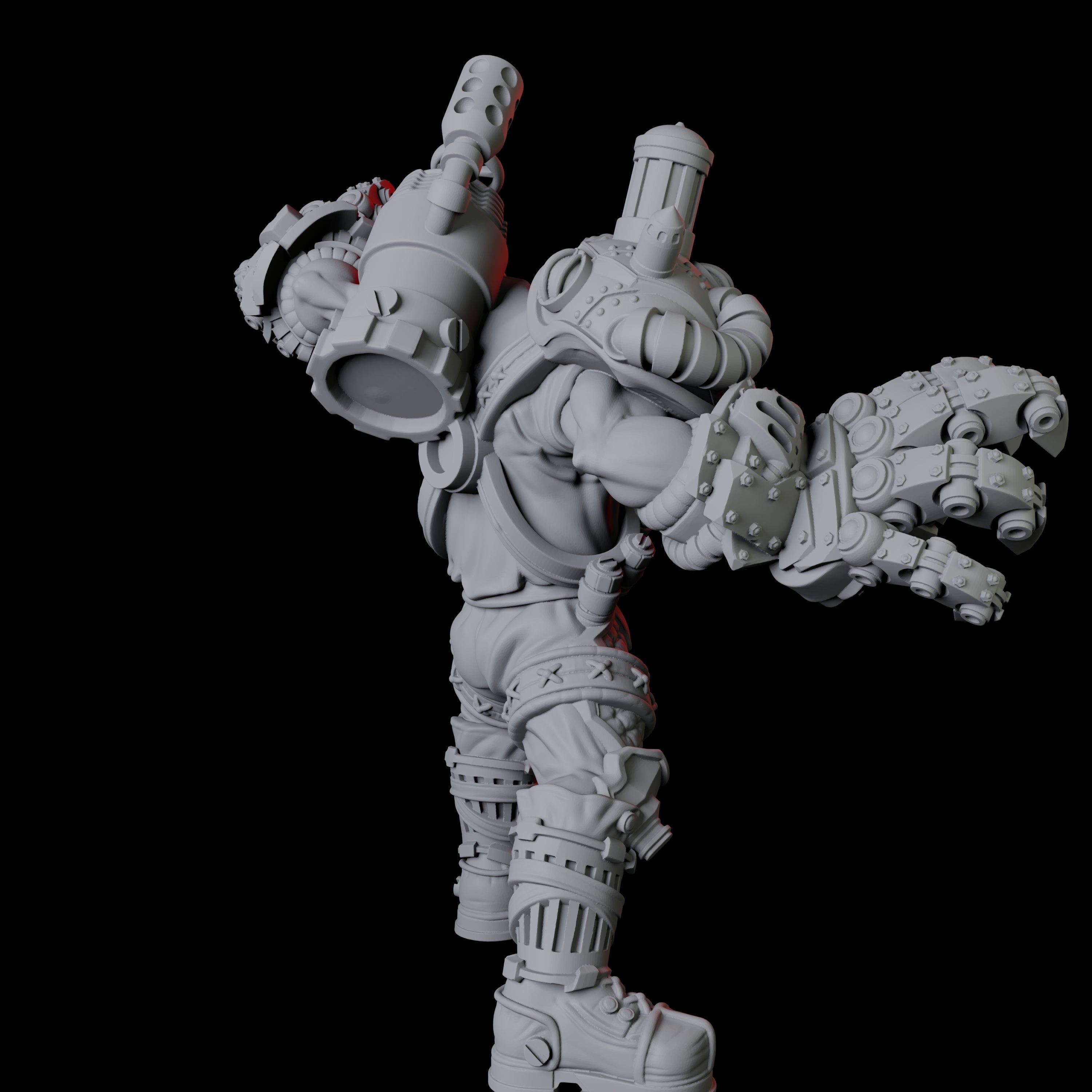 Goliath Cyborg Miniature for Dungeons and Dragons
