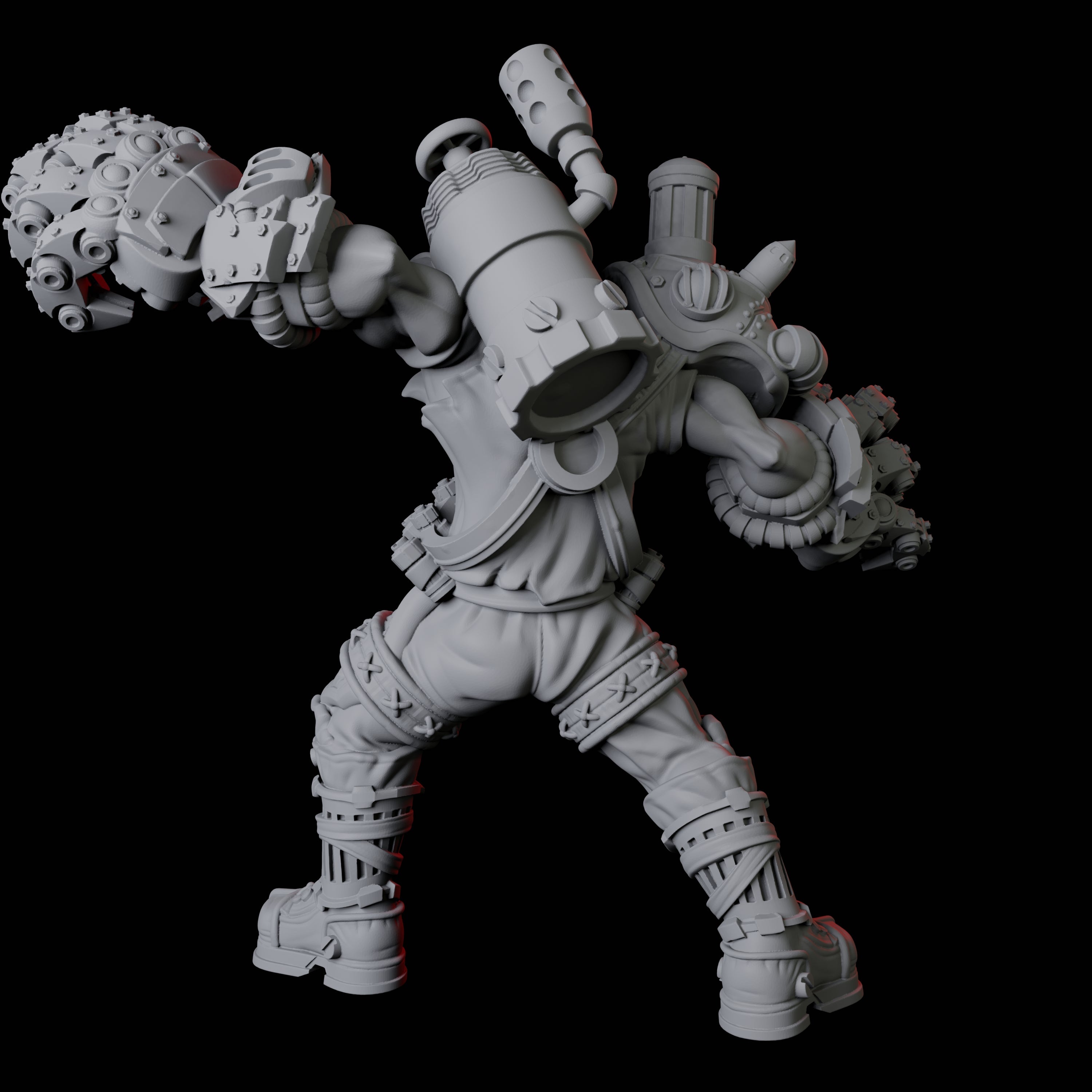 Goliath Cyborg Miniature for Dungeons and Dragons