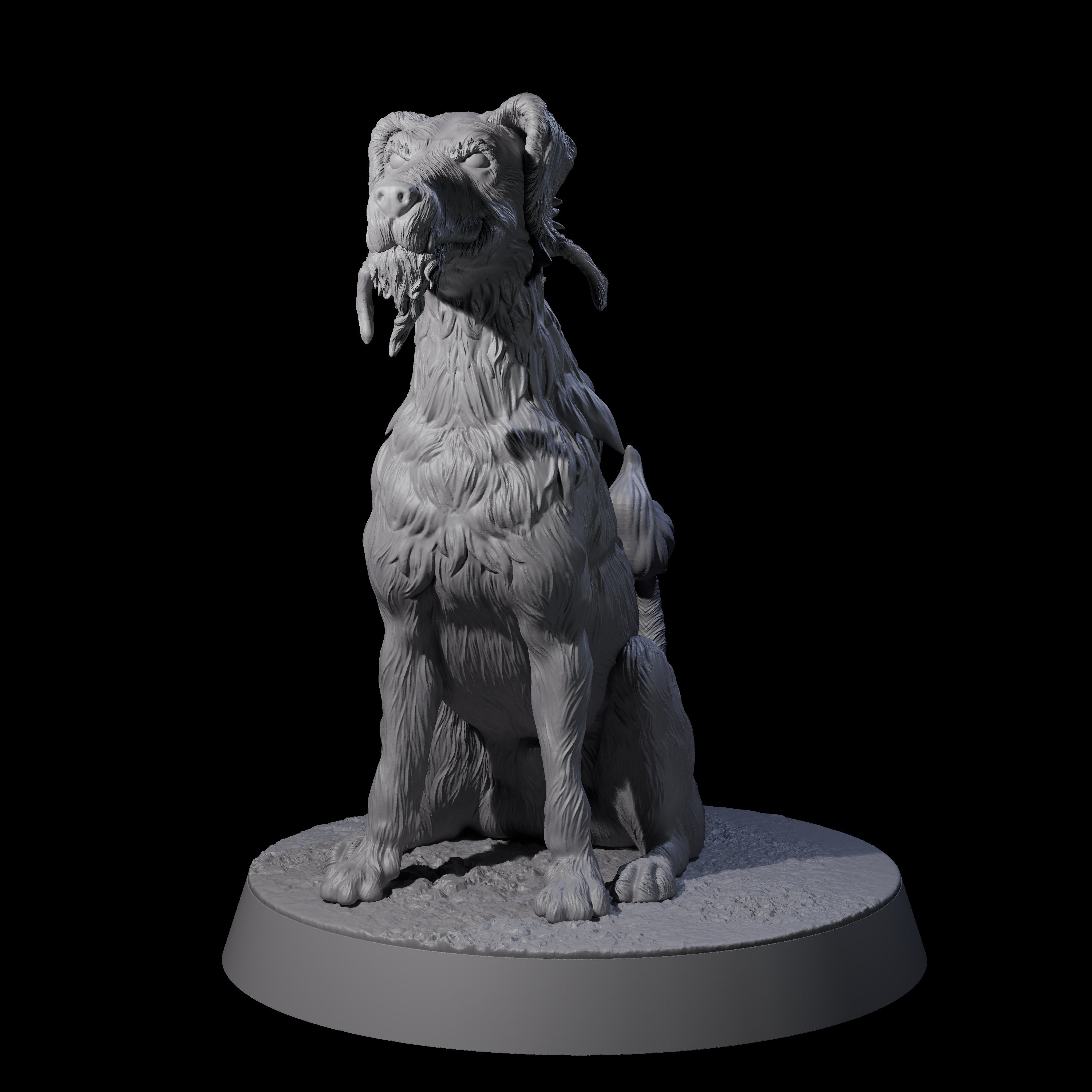 Good Boy Blink Dog Miniature for Dungeons and Dragons, Pathfinder or other TTRPGs