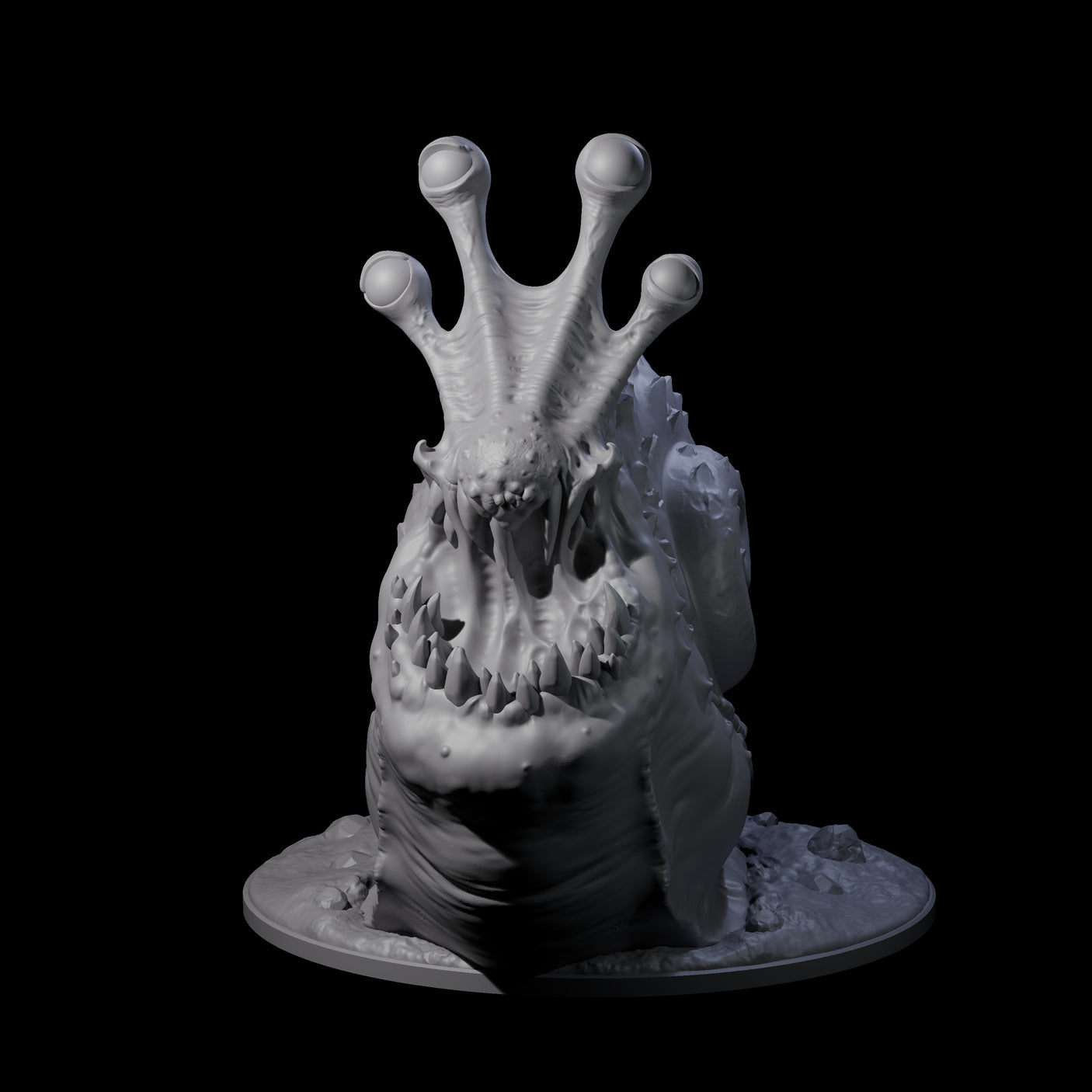 Gooey Giant Snail Miniature for Dungeons and Dragons, Pathfinder or other TTRPGs