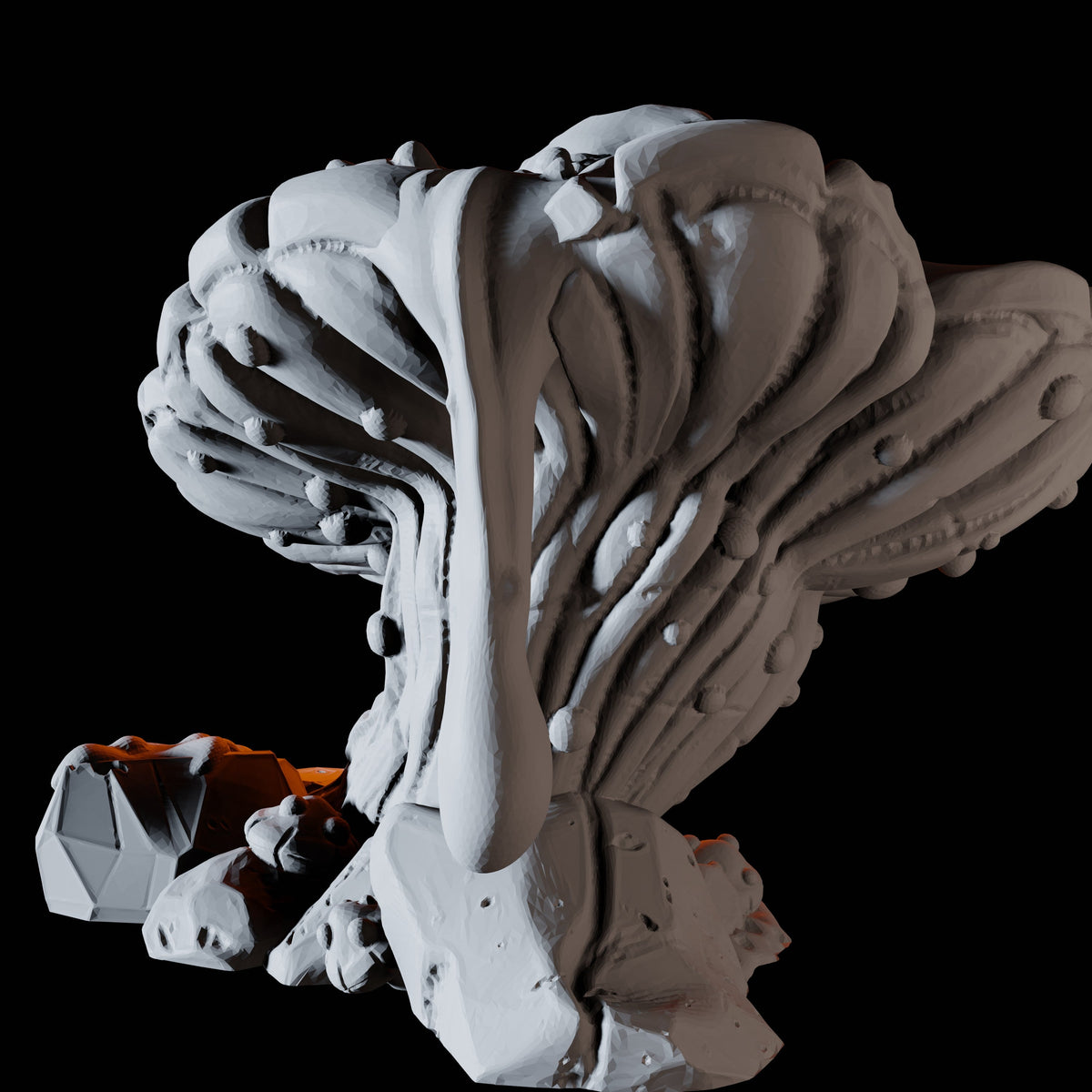 Gooey Mushroom Miniature for Dungeons and Dragons, Pathfinder or other TTRPGs