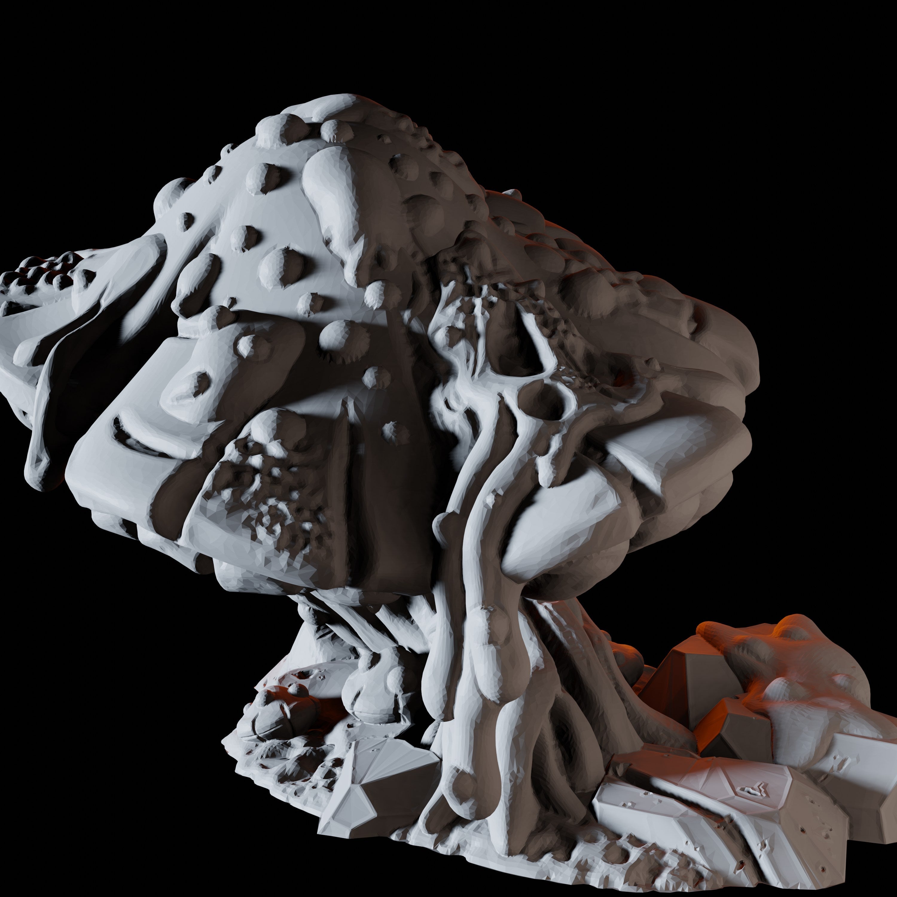 Gooey Mushroom Miniature for Dungeons and Dragons, Pathfinder or other TTRPGs