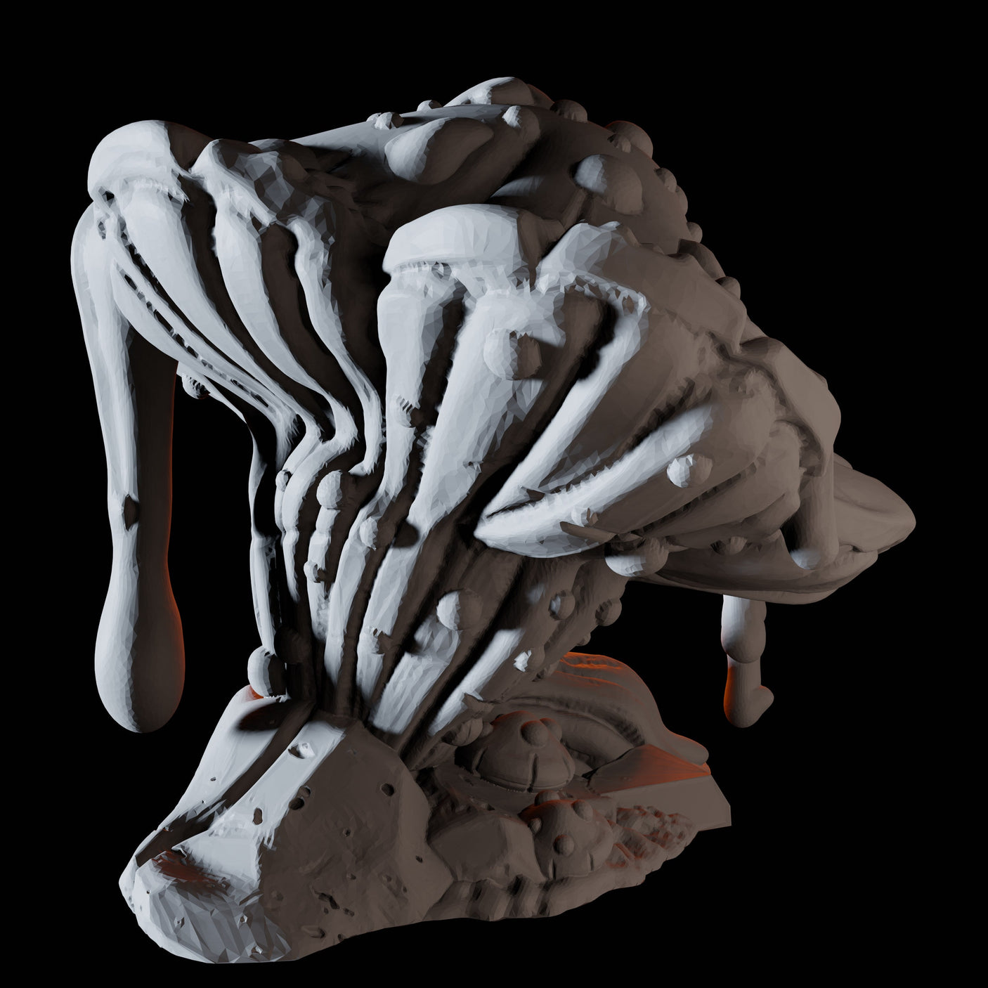 Gooey Mushroom Miniature for Dungeons and Dragons, Pathfinder or other TTRPGs