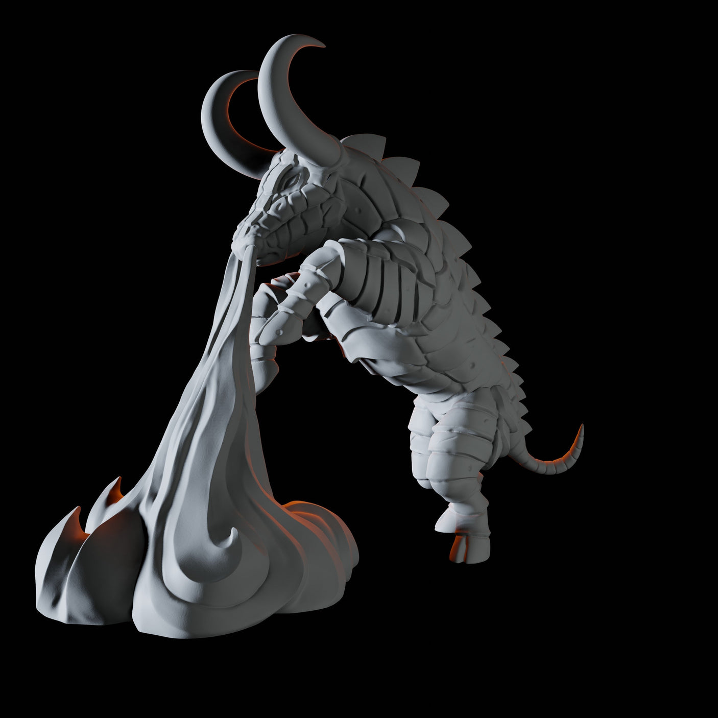 Gorgon Miniature for Dungeons and Dragons, Pathfinder or other TTRPGs