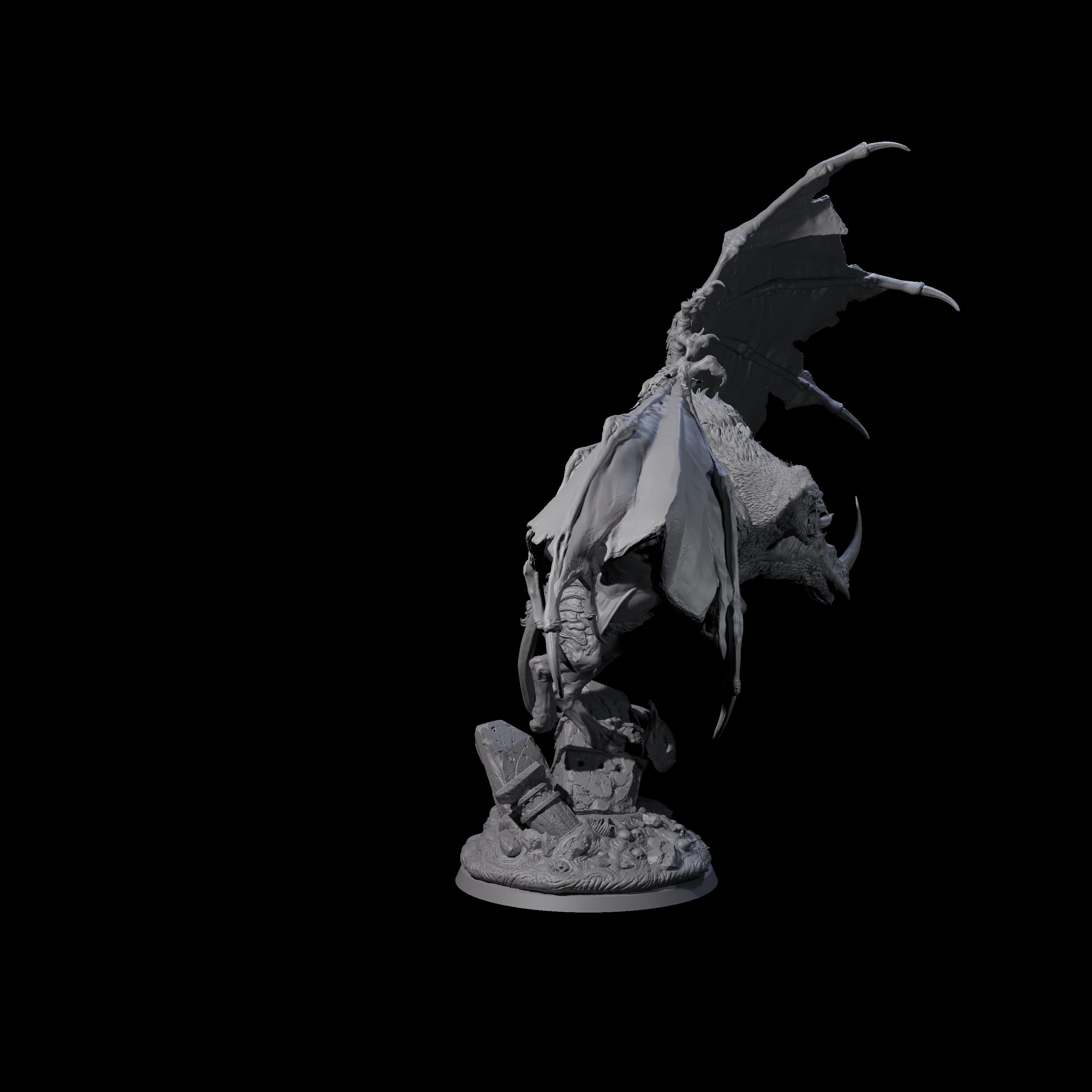 Gorilla Rhino Lion Chimera Miniature for Dungeons and Dragons, Pathfinder or other TTRPGs