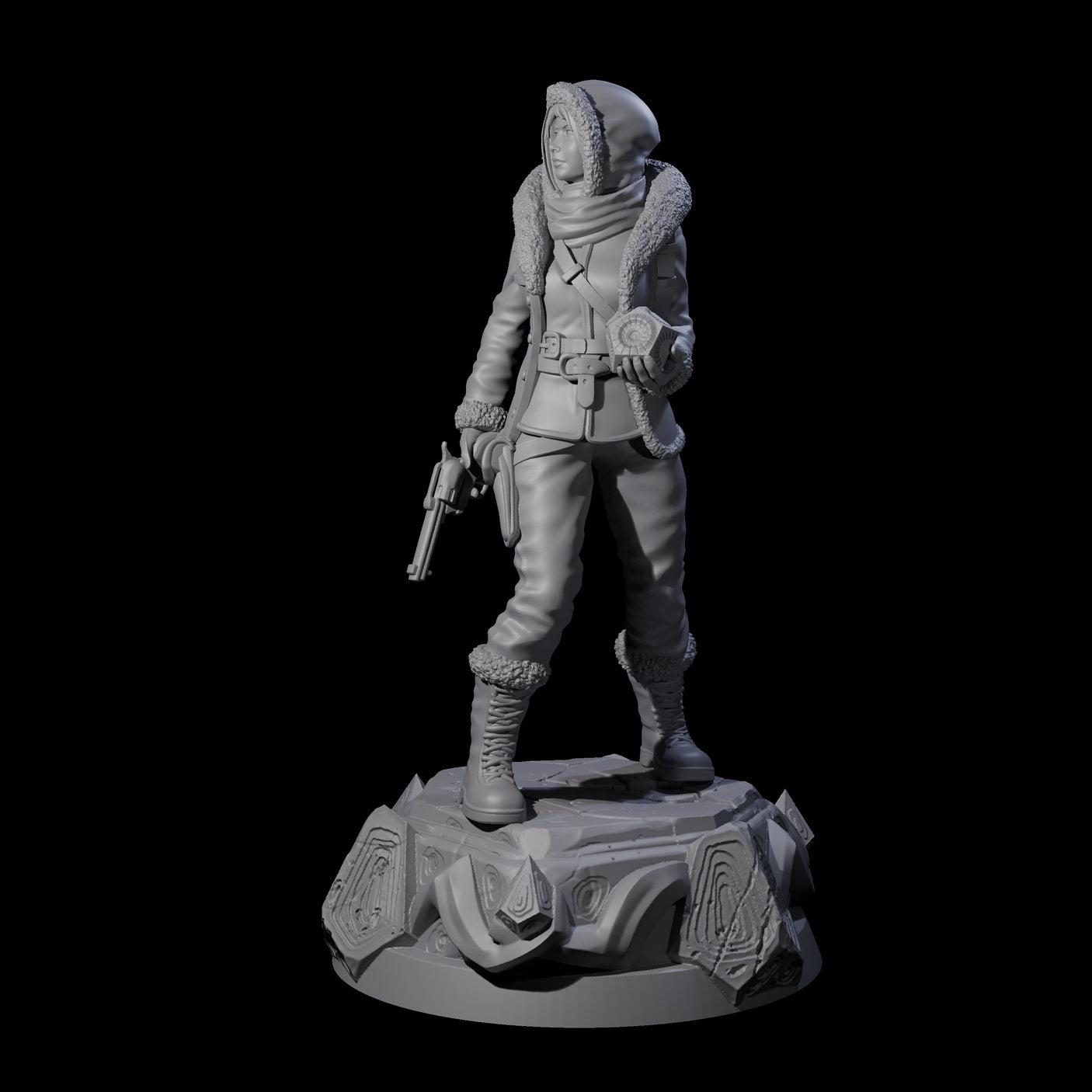 Got It Safe Human Survivor Miniature for Dungeons and Dragons, Pathfinder or other TTRPGs