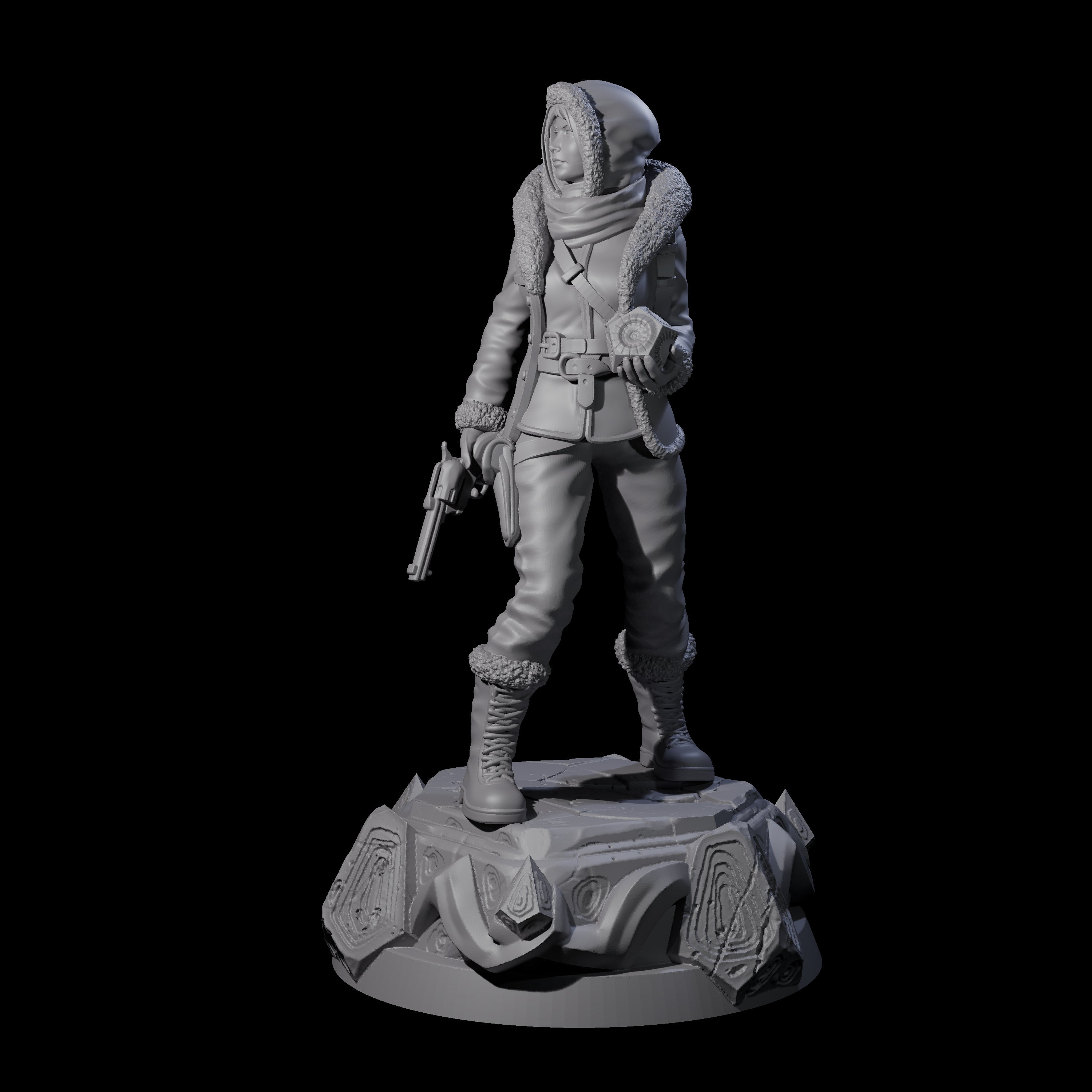 Got It Safe Human Survivor Miniature for Dungeons and Dragons, Pathfinder or other TTRPGs