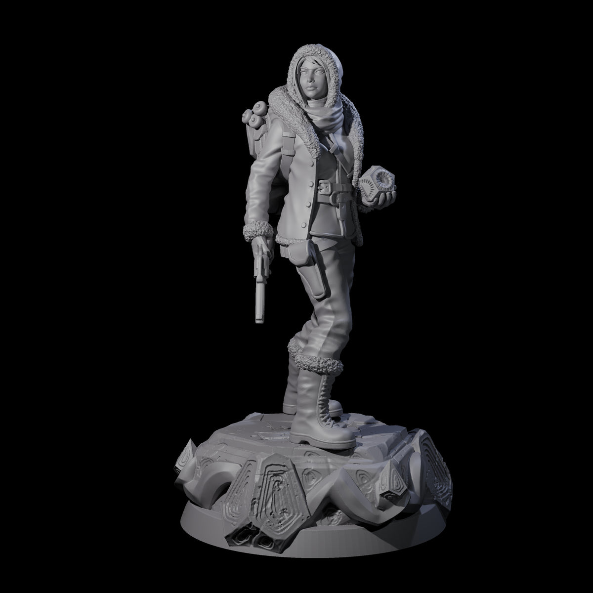 Got It Safe Human Survivor Miniature for Dungeons and Dragons, Pathfinder or other TTRPGs