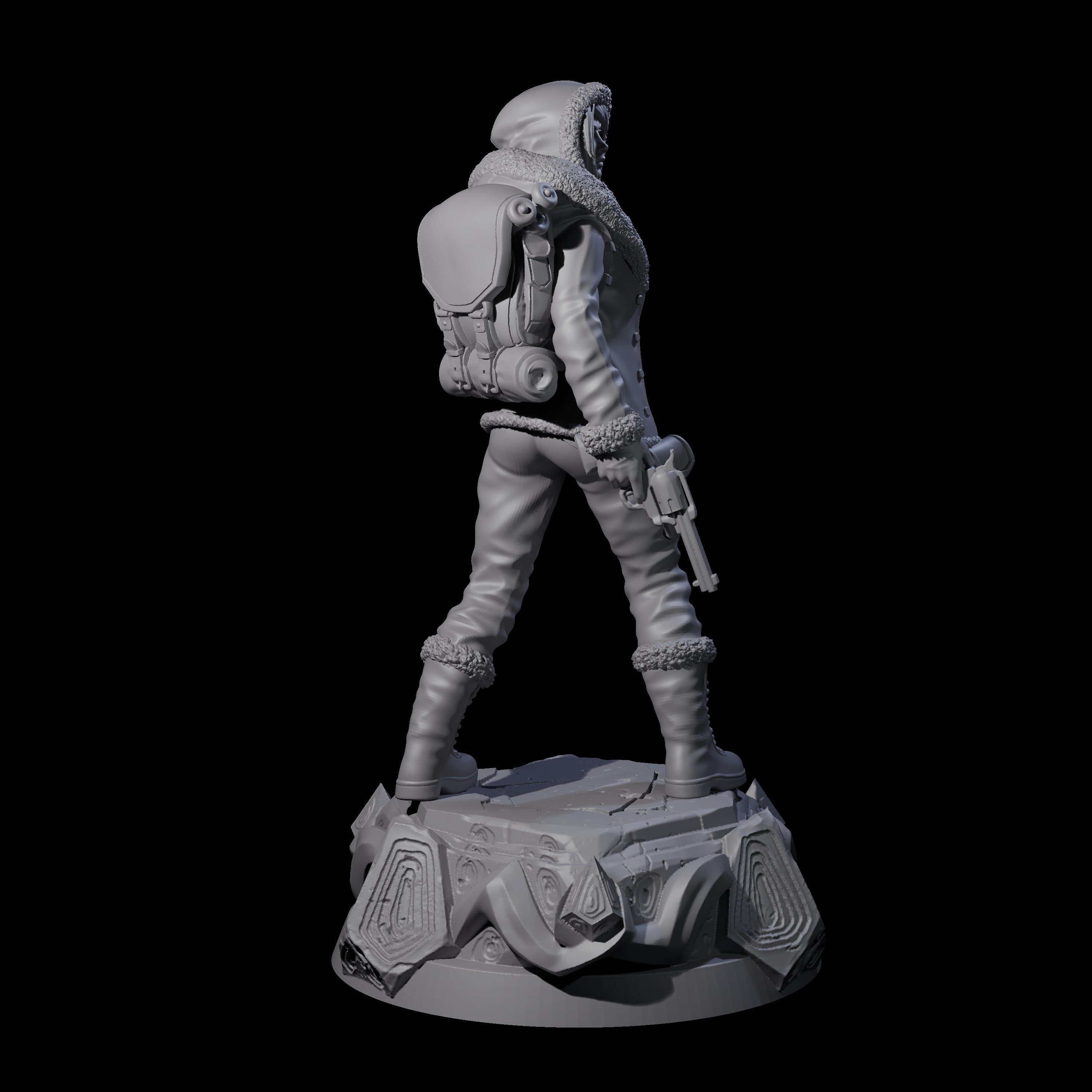 Got It Safe Human Survivor Miniature for Dungeons and Dragons, Pathfinder or other TTRPGs