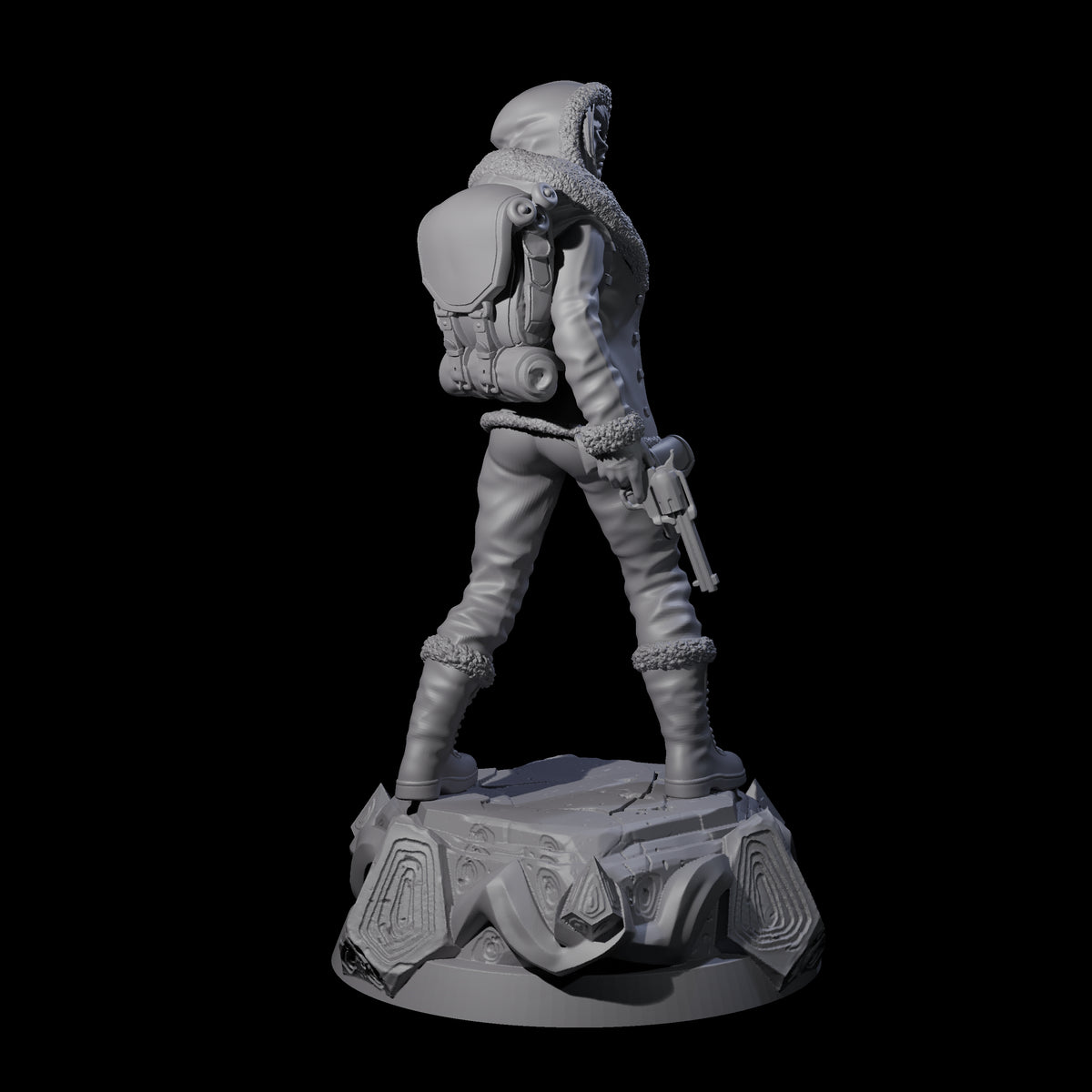 Got It Safe Human Survivor Miniature for Dungeons and Dragons, Pathfinder or other TTRPGs
