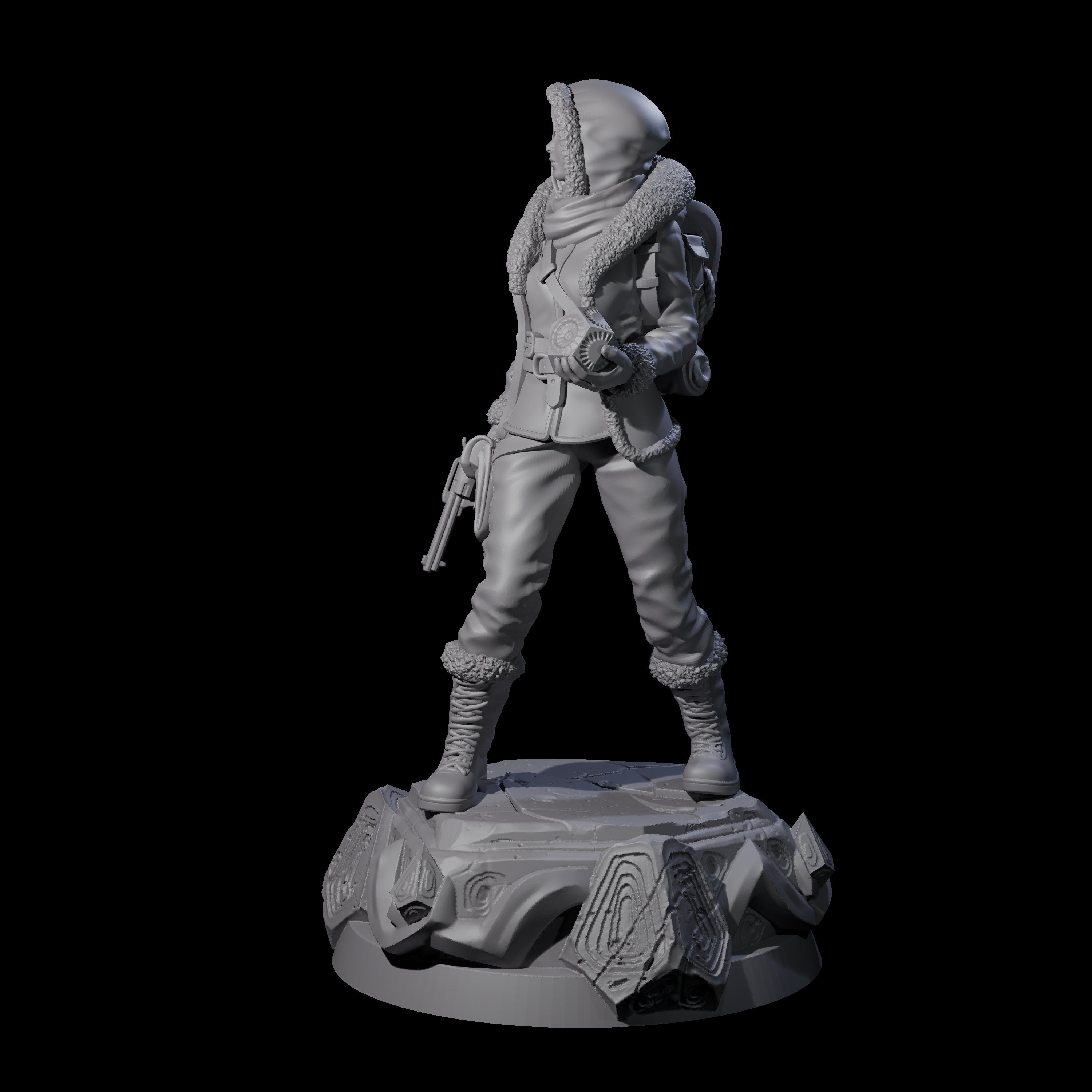 Got It Safe Human Survivor Miniature for Dungeons and Dragons, Pathfinder or other TTRPGs