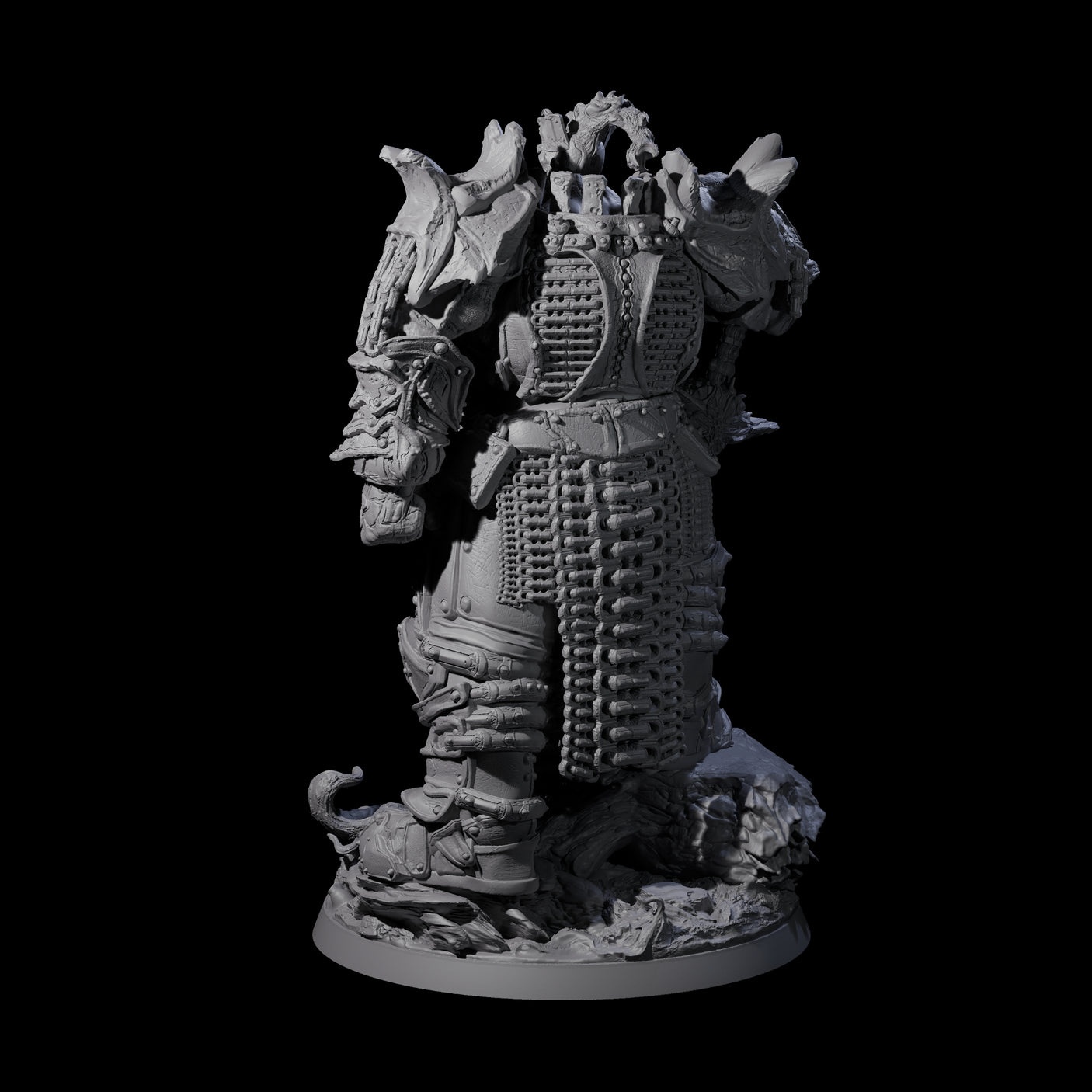Grand Fire Giant Warlord Miniature for Dungeons and Dragons, Pathfinder or other TTRPGs
