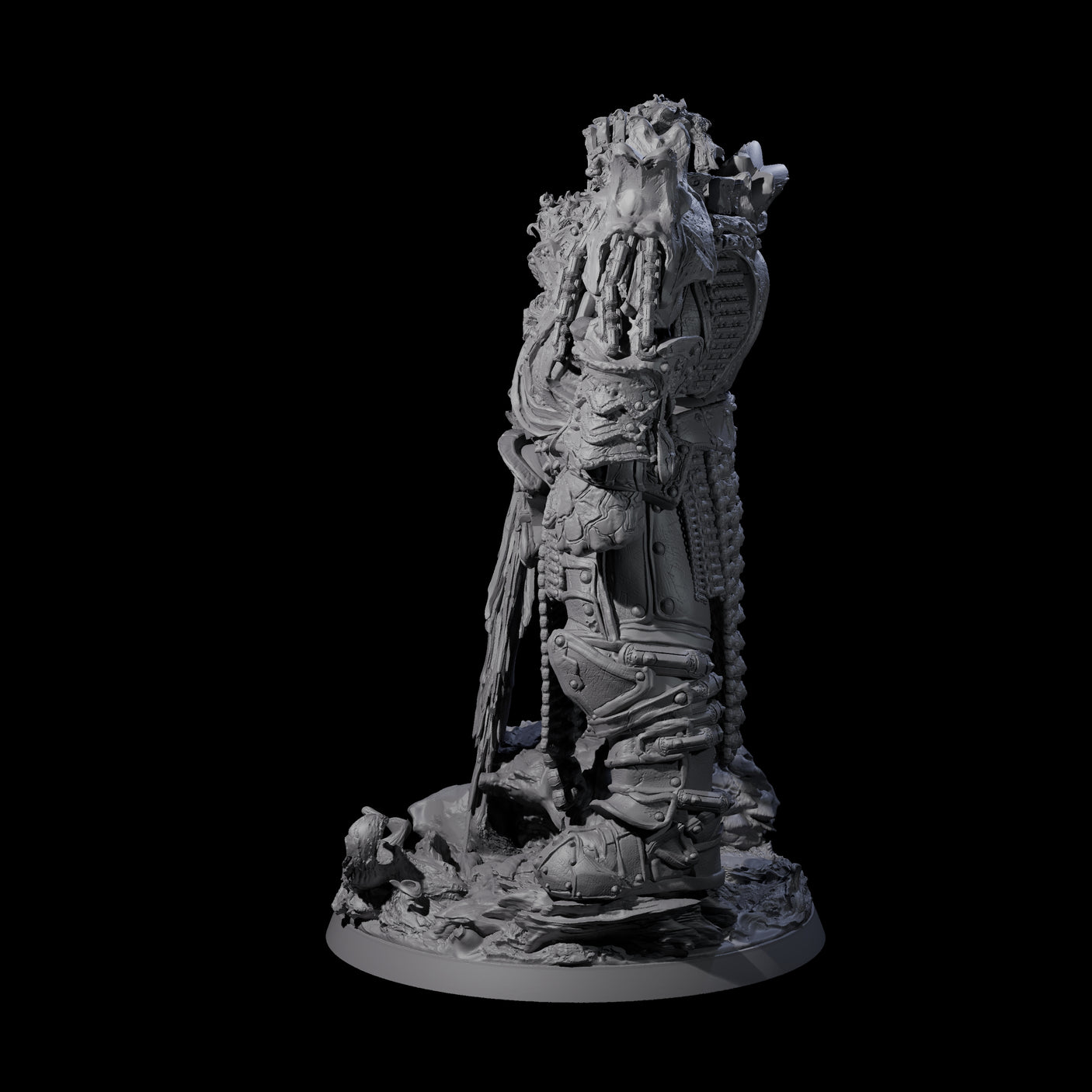Grand Fire Giant Warlord Miniature for Dungeons and Dragons, Pathfinder or other TTRPGs
