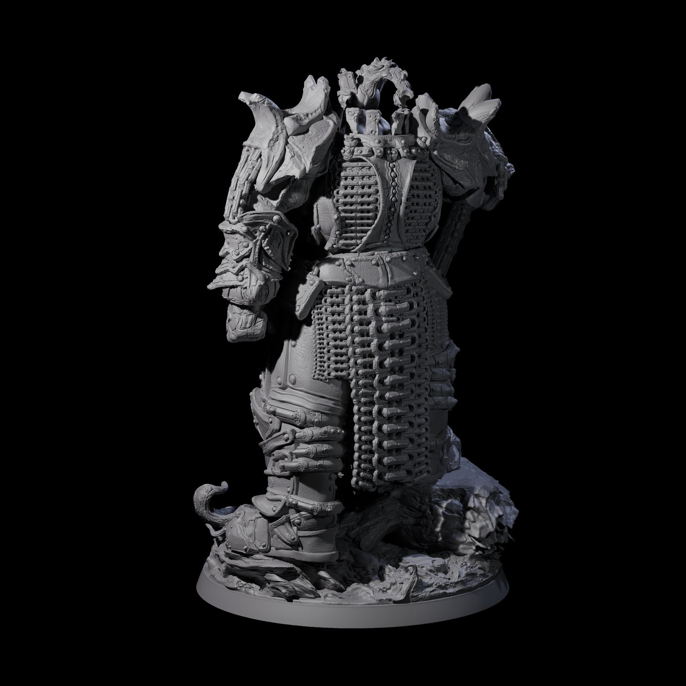 Grand Fire Giant Warlord Miniature for Dungeons and Dragons, Pathfinder or other TTRPGs