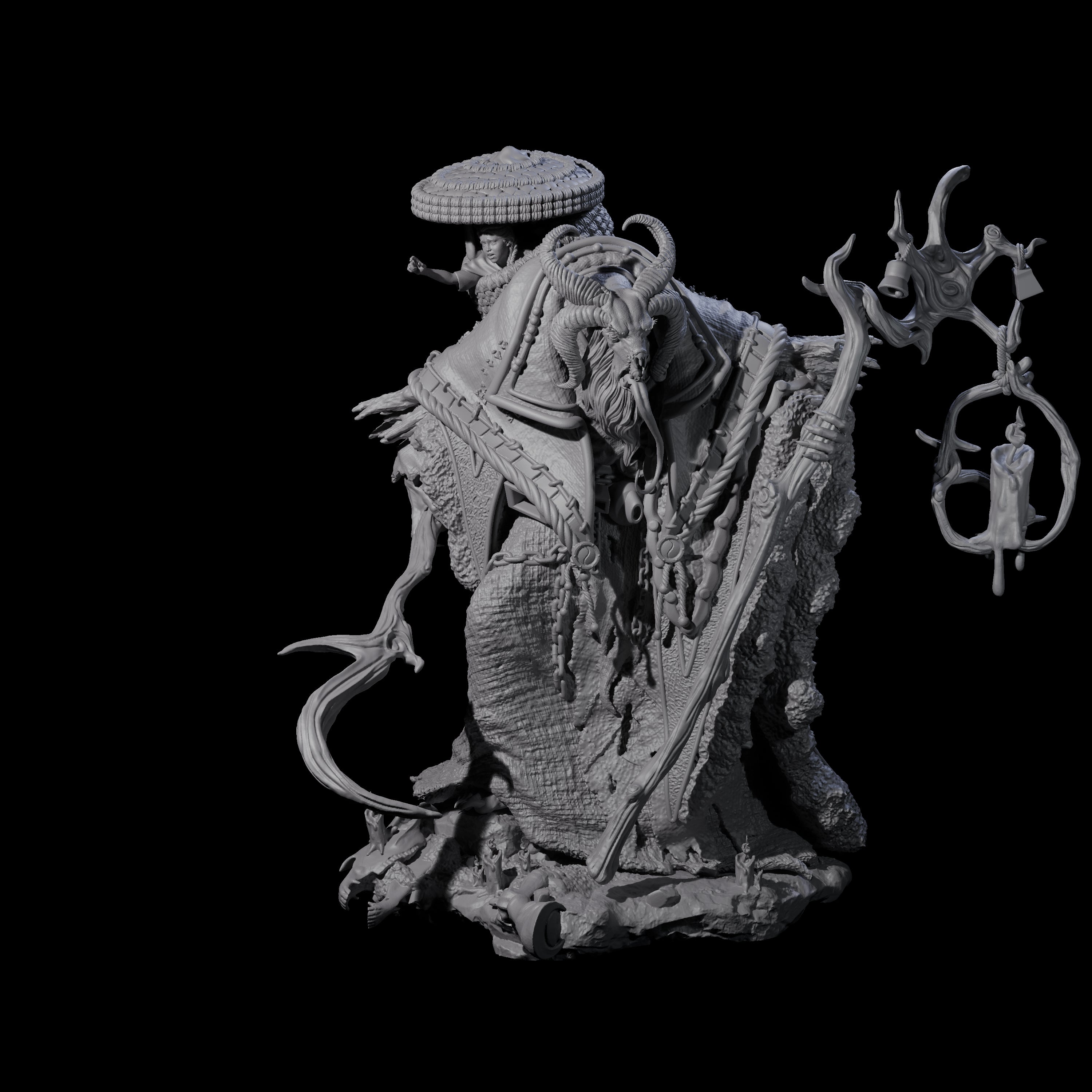Grand Krampus Miniature for Dungeons and Dragons, Pathfinder or other TTRPGs