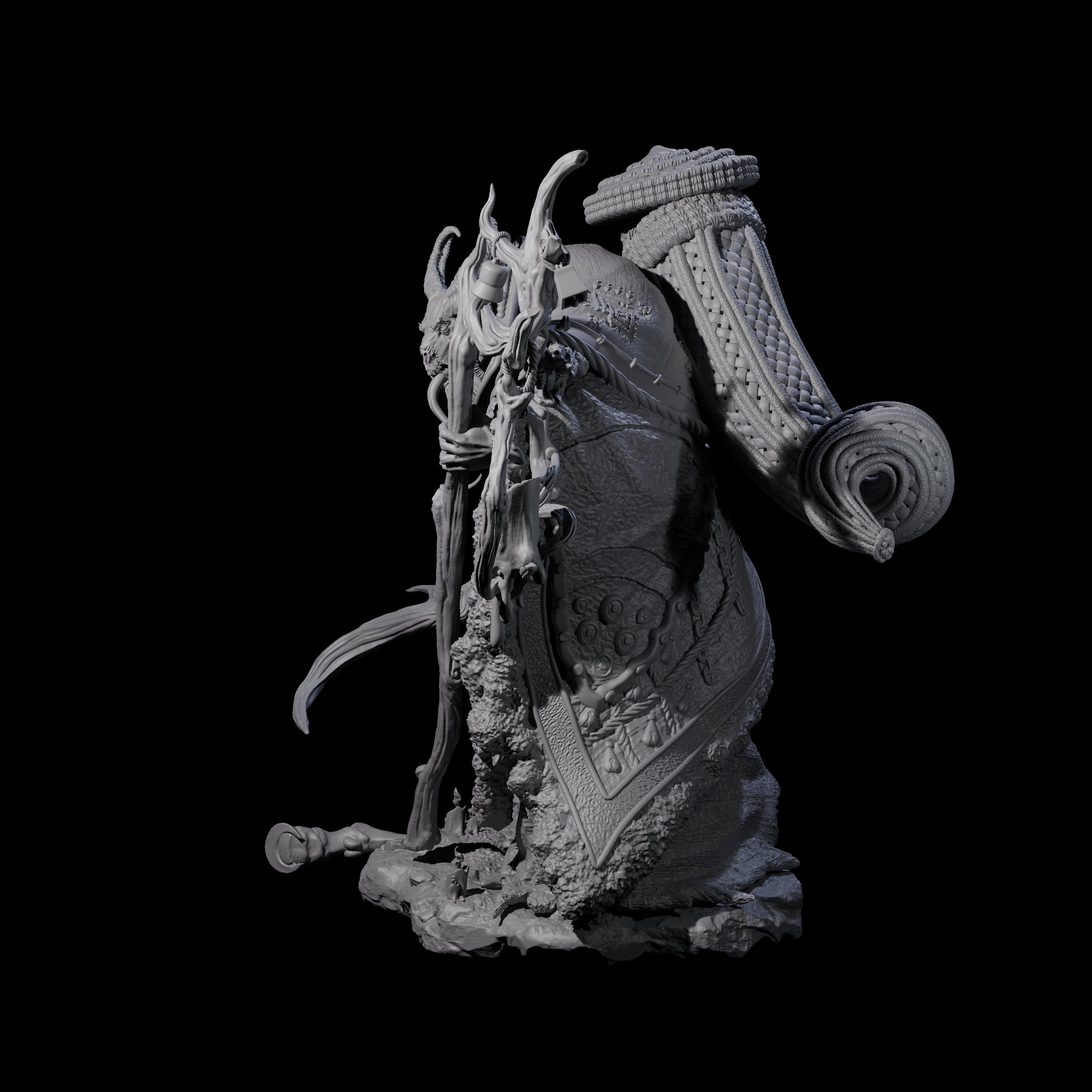 Grand Krampus Miniature for Dungeons and Dragons, Pathfinder or other TTRPGs