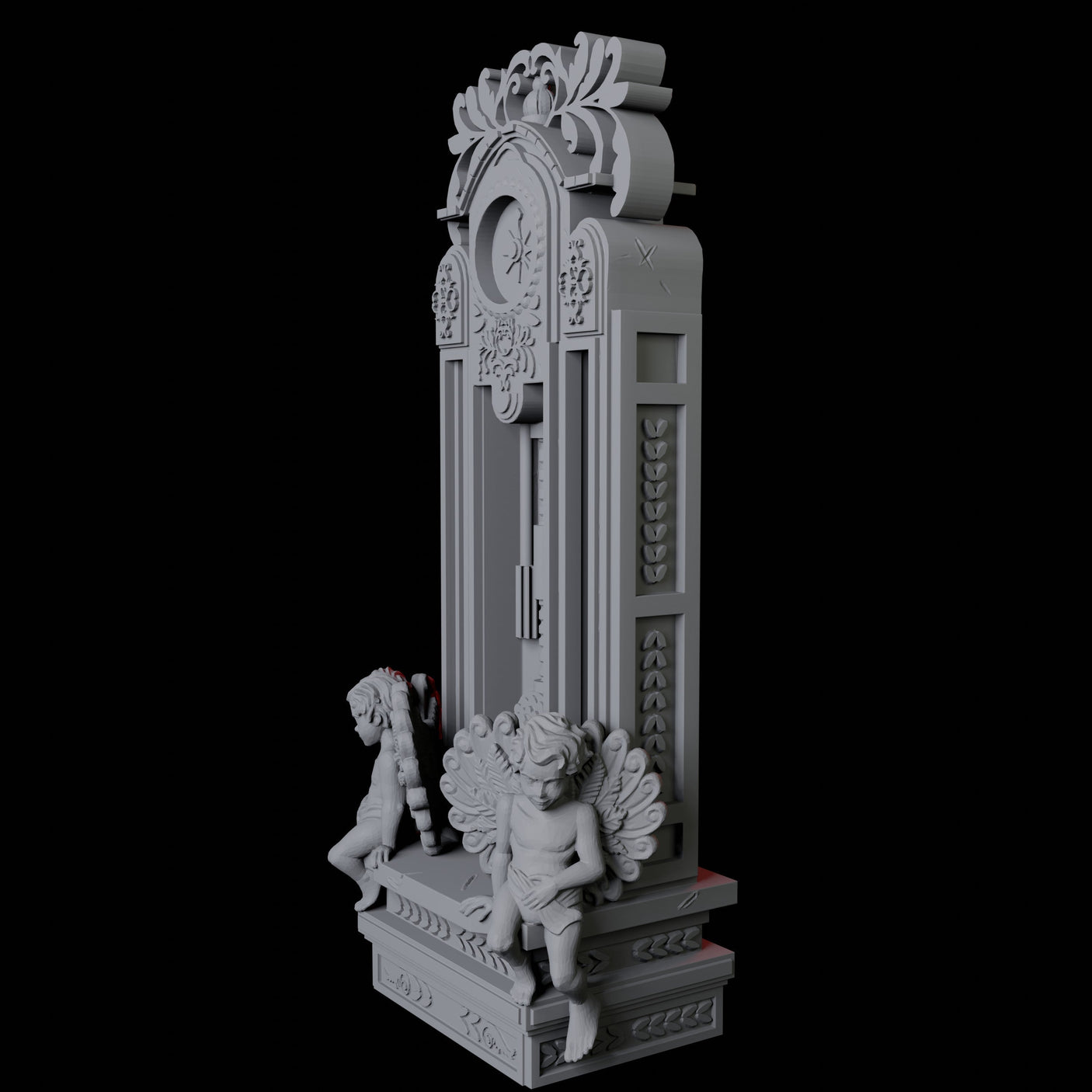 Grandfather Clock Miniature for Dungeons and Dragons, Pathfinder or other TTRPGs