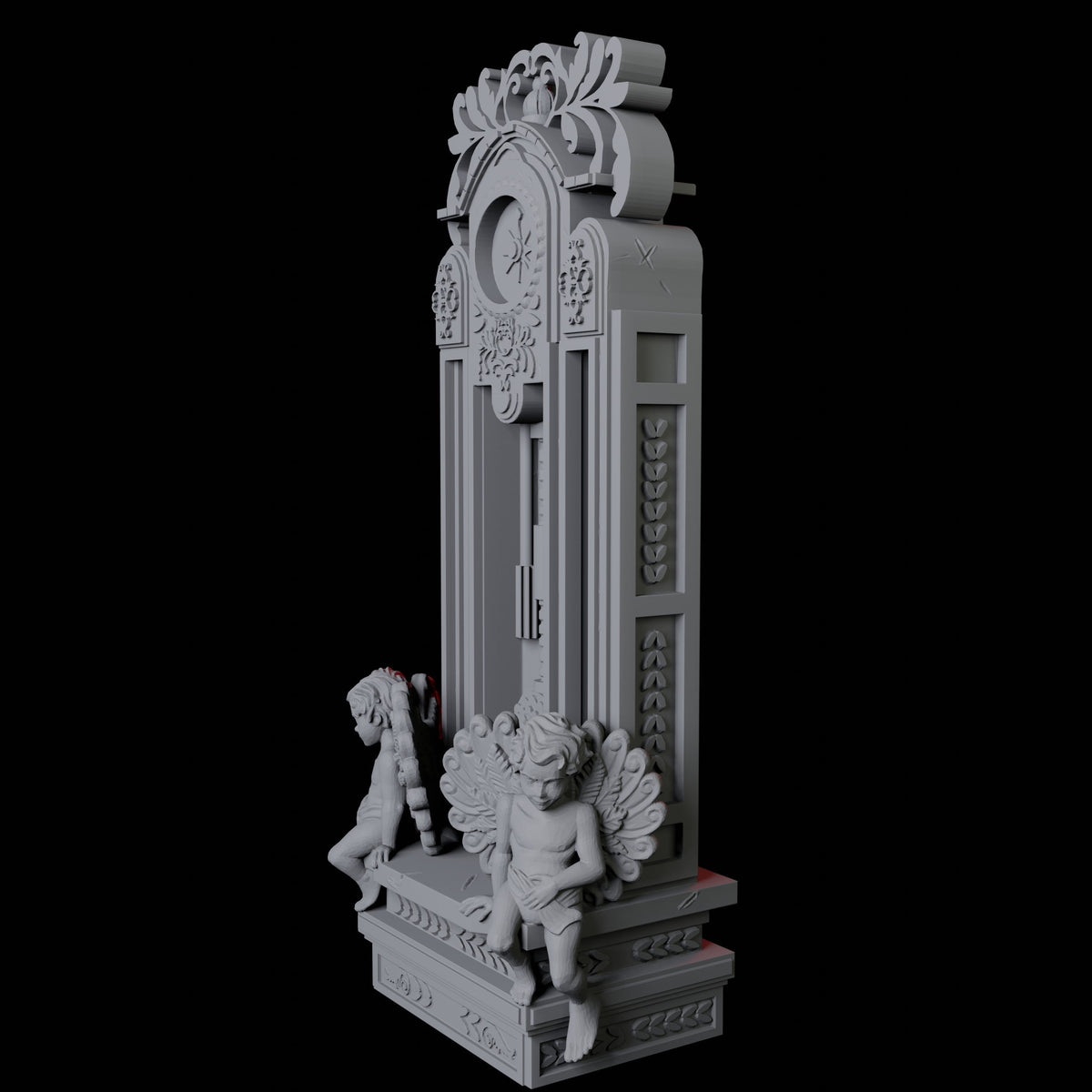 Grandfather Clock Miniature for Dungeons and Dragons, Pathfinder or other TTRPGs