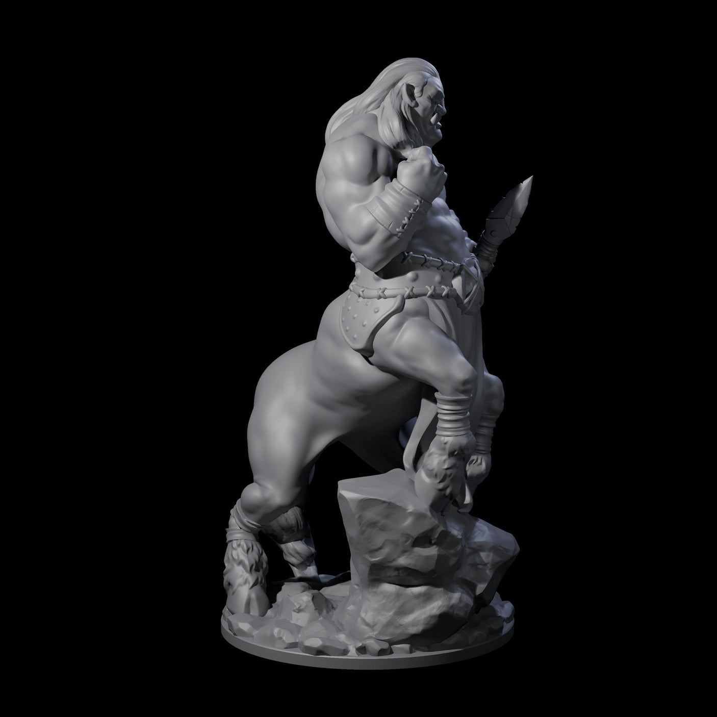 Grasping Centaur Warrior Miniature for Dungeons and Dragons, Pathfinder or other TTRPGs