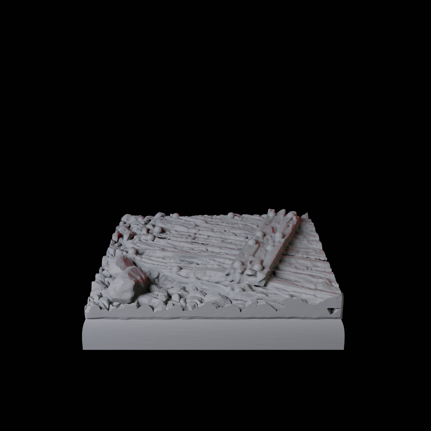 Graveyard Base Pack - 20mm Squares Miniature for Dungeons and Dragons, Pathfinder or other TTRPGs