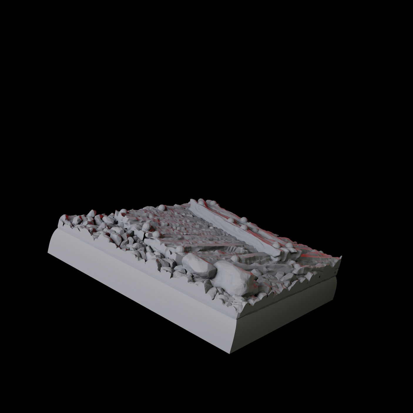 Graveyard Base Pack - 20mm Squares Miniature for Dungeons and Dragons, Pathfinder or other TTRPGs