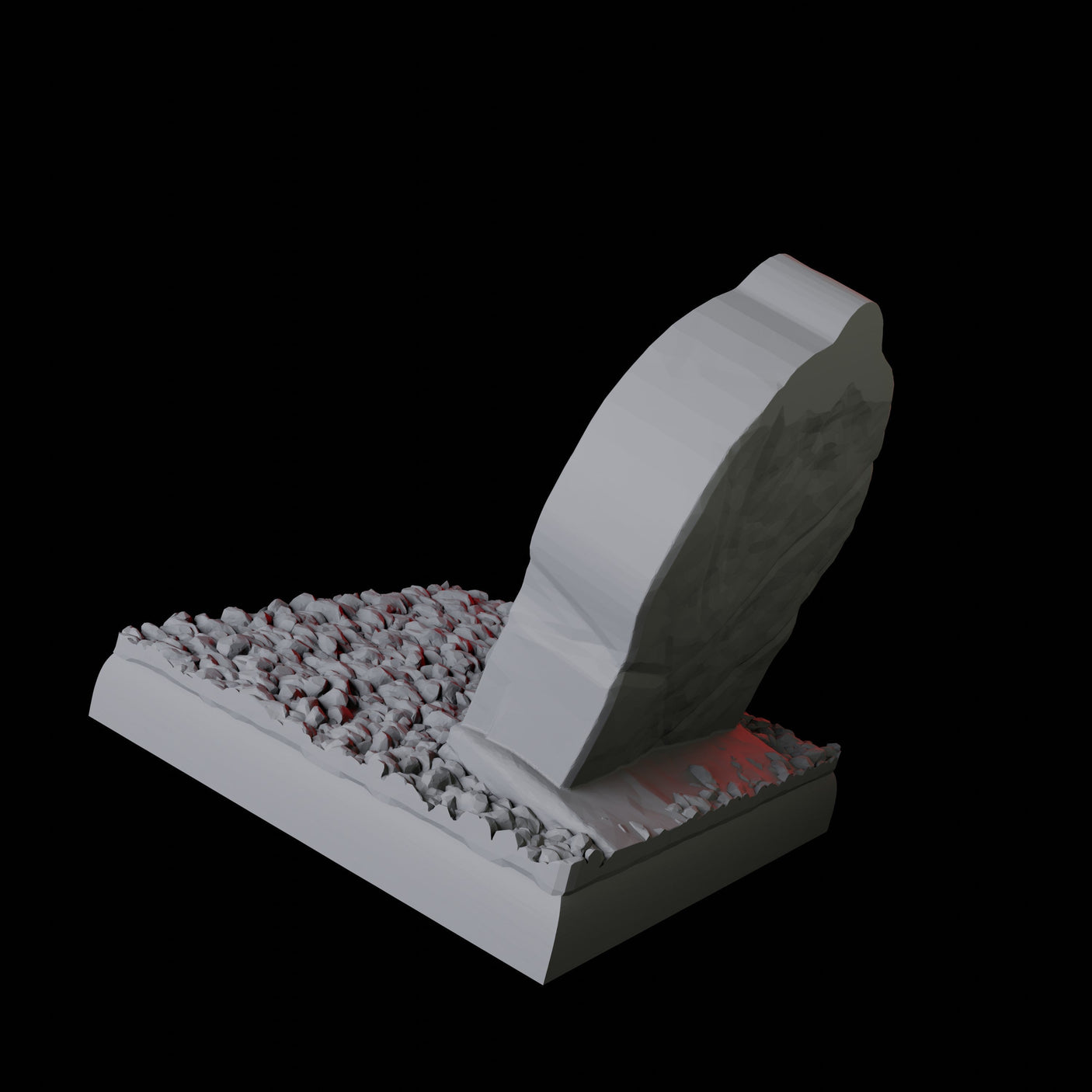 Graveyard Base Pack - 20mm Squares Miniature for Dungeons and Dragons, Pathfinder or other TTRPGs