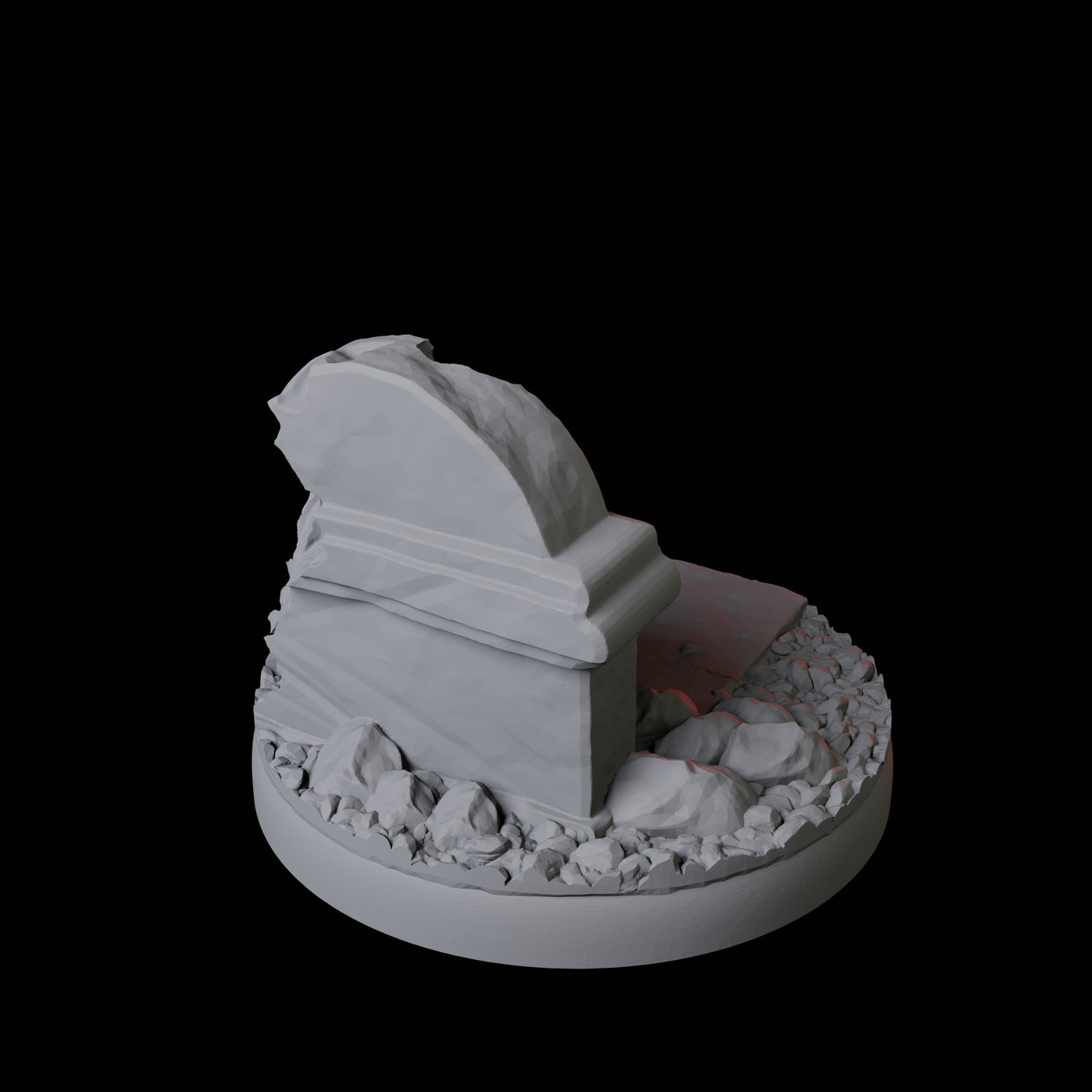 Graveyard Base Pack - 25mm Circles Miniature for Dungeons and Dragons, Pathfinder or other TTRPGs