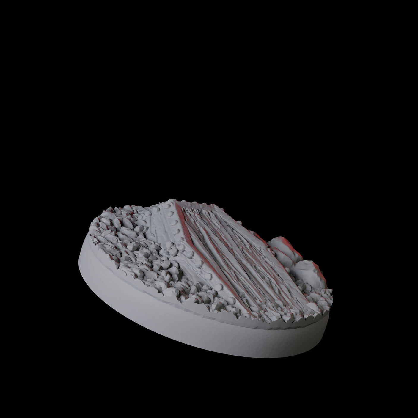 Graveyard Base Pack - 25mm Circles Miniature for Dungeons and Dragons, Pathfinder or other TTRPGs