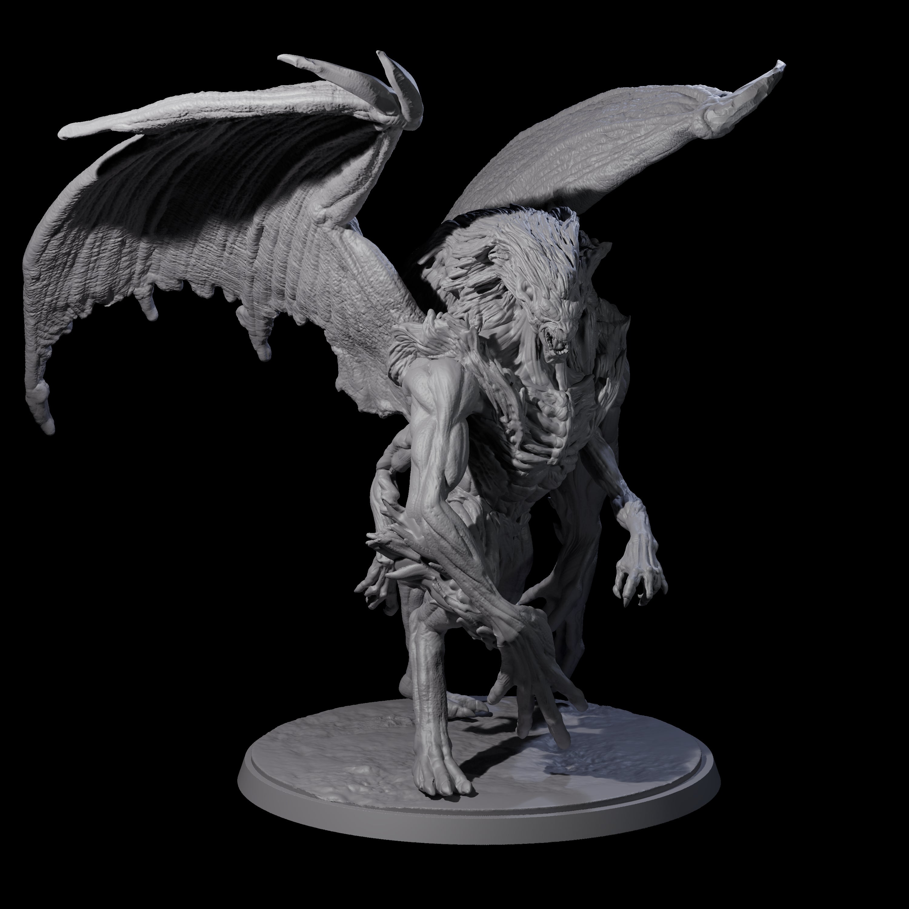 Greater Mutated Wyrmspawn Miniature for Dungeons and Dragons, Pathfinder or other TTRPGs