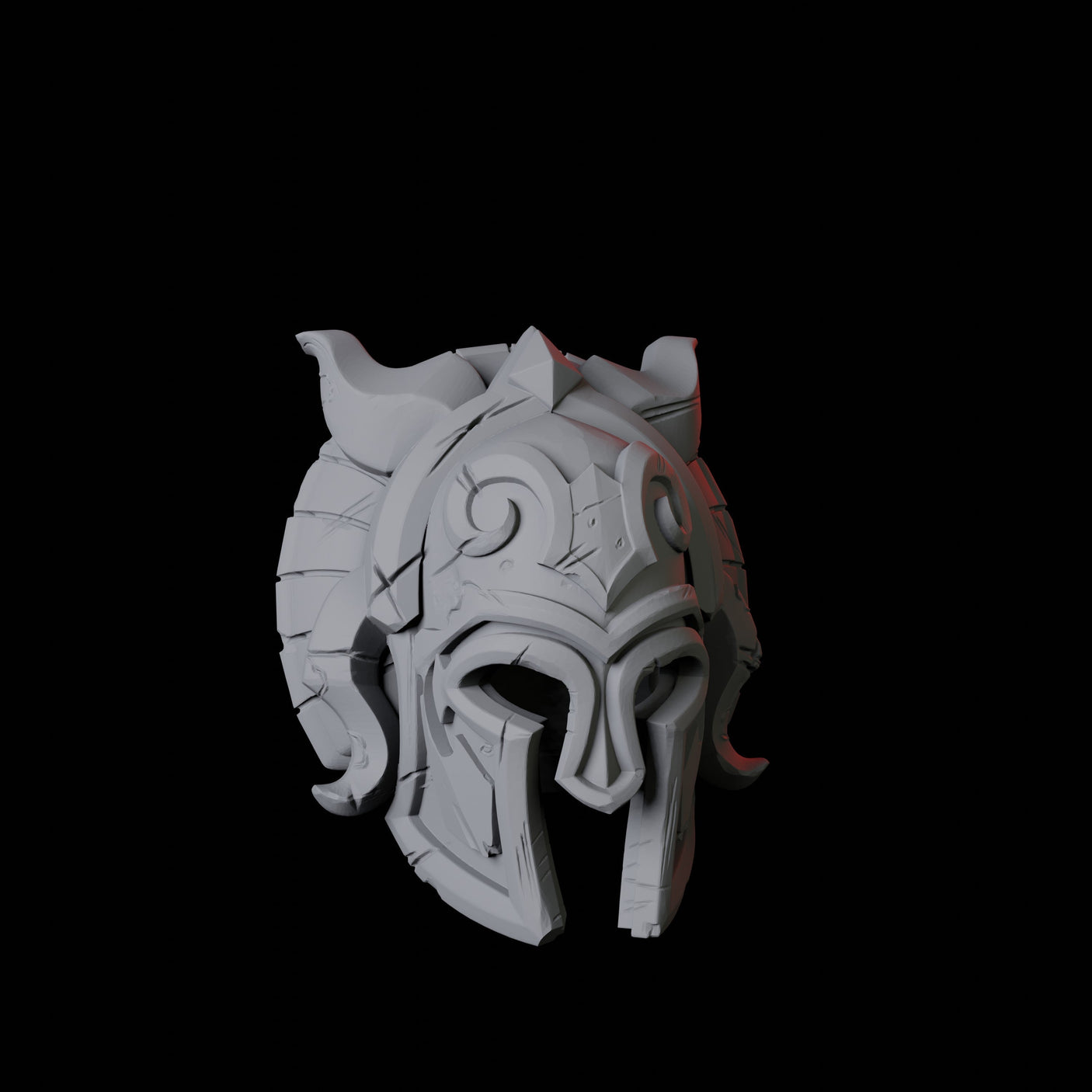 Greek Helmet A Miniature for Dungeons and Dragons, Pathfinder or other TTRPGs