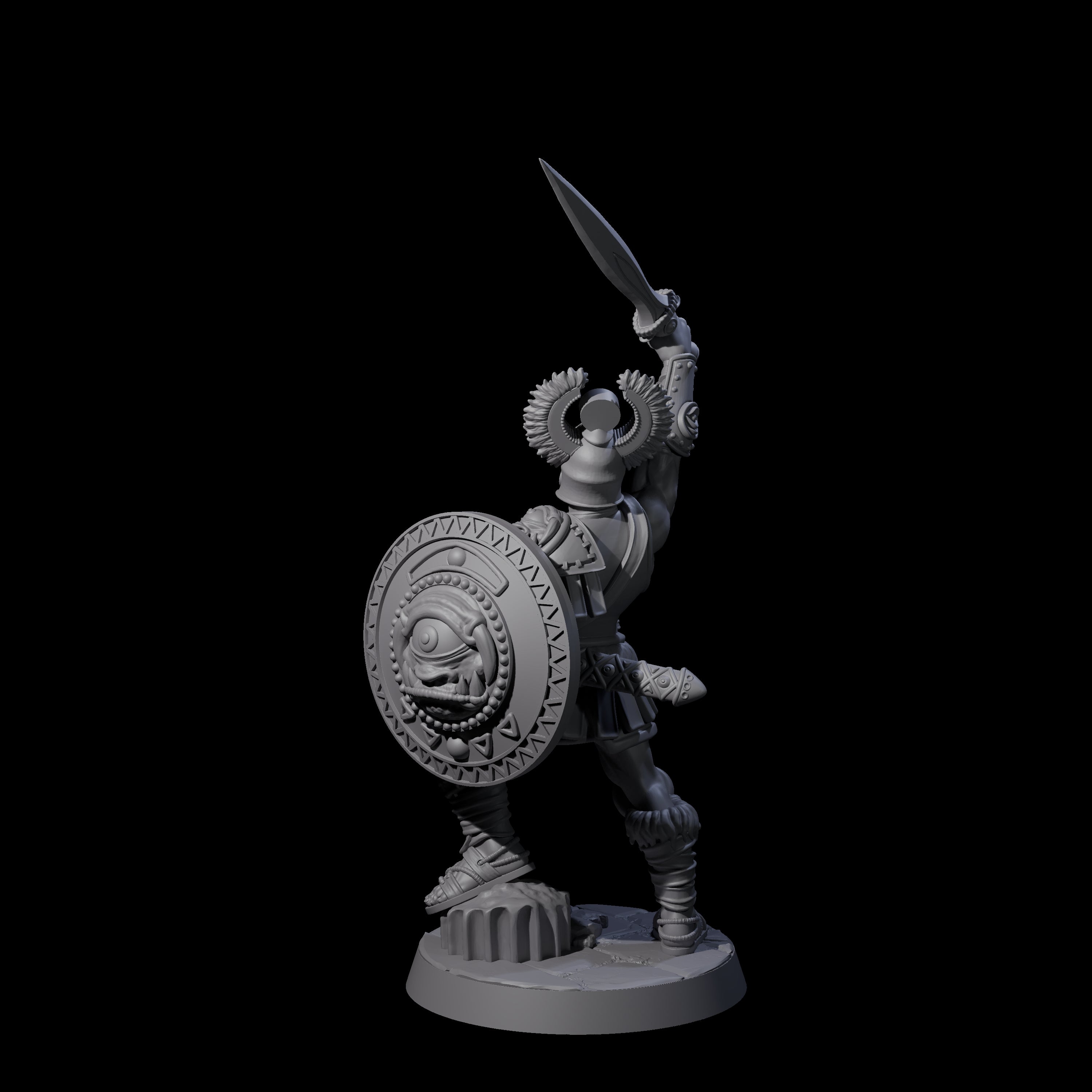 Greek Inspired Sword Hoplite E Miniature for Dungeons and Dragons, Pathfinder or other TTRPGs