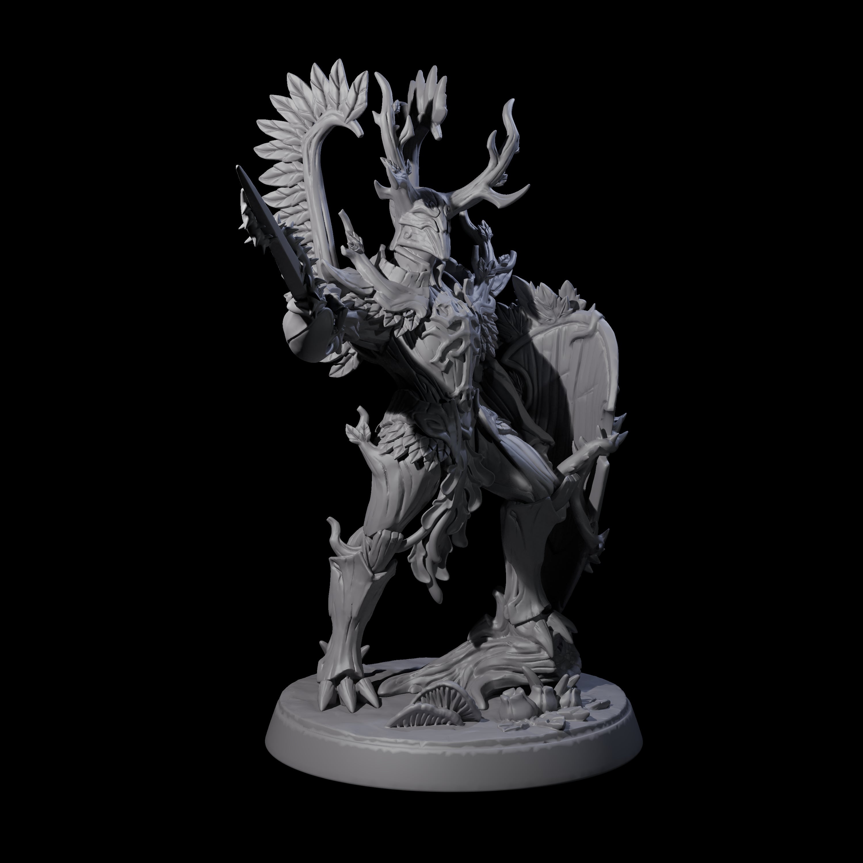 Green Knight Miniature for Dungeons and Dragons, Pathfinder or other TTRPGs