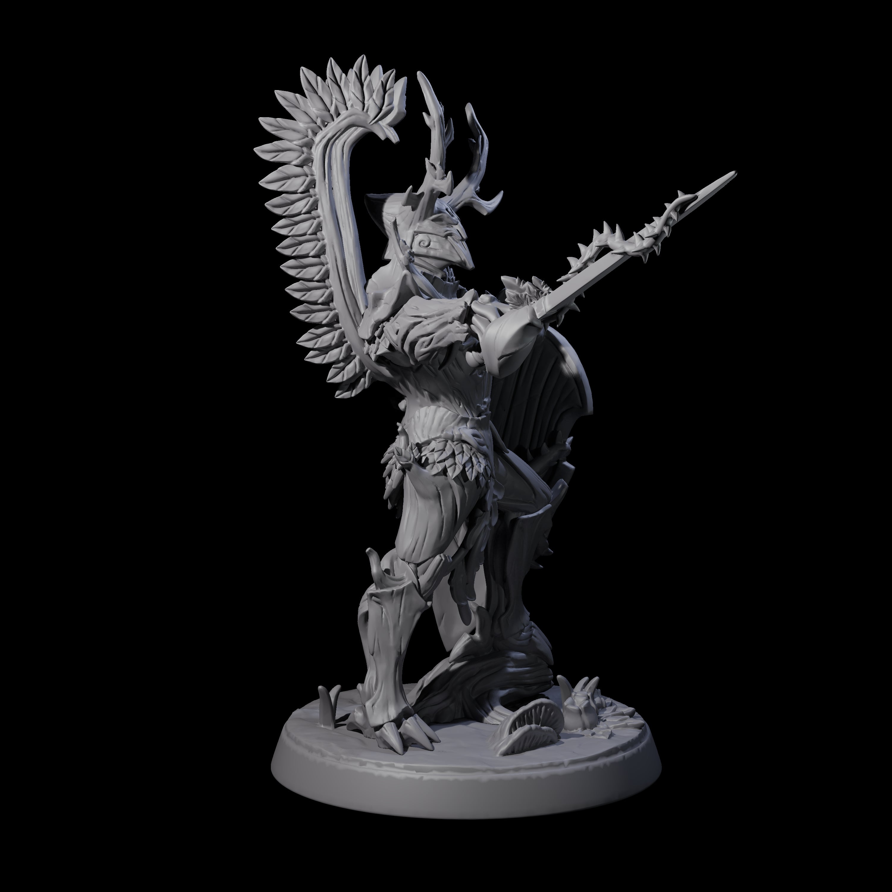 Green Knight Miniature for Dungeons and Dragons, Pathfinder or other TTRPGs