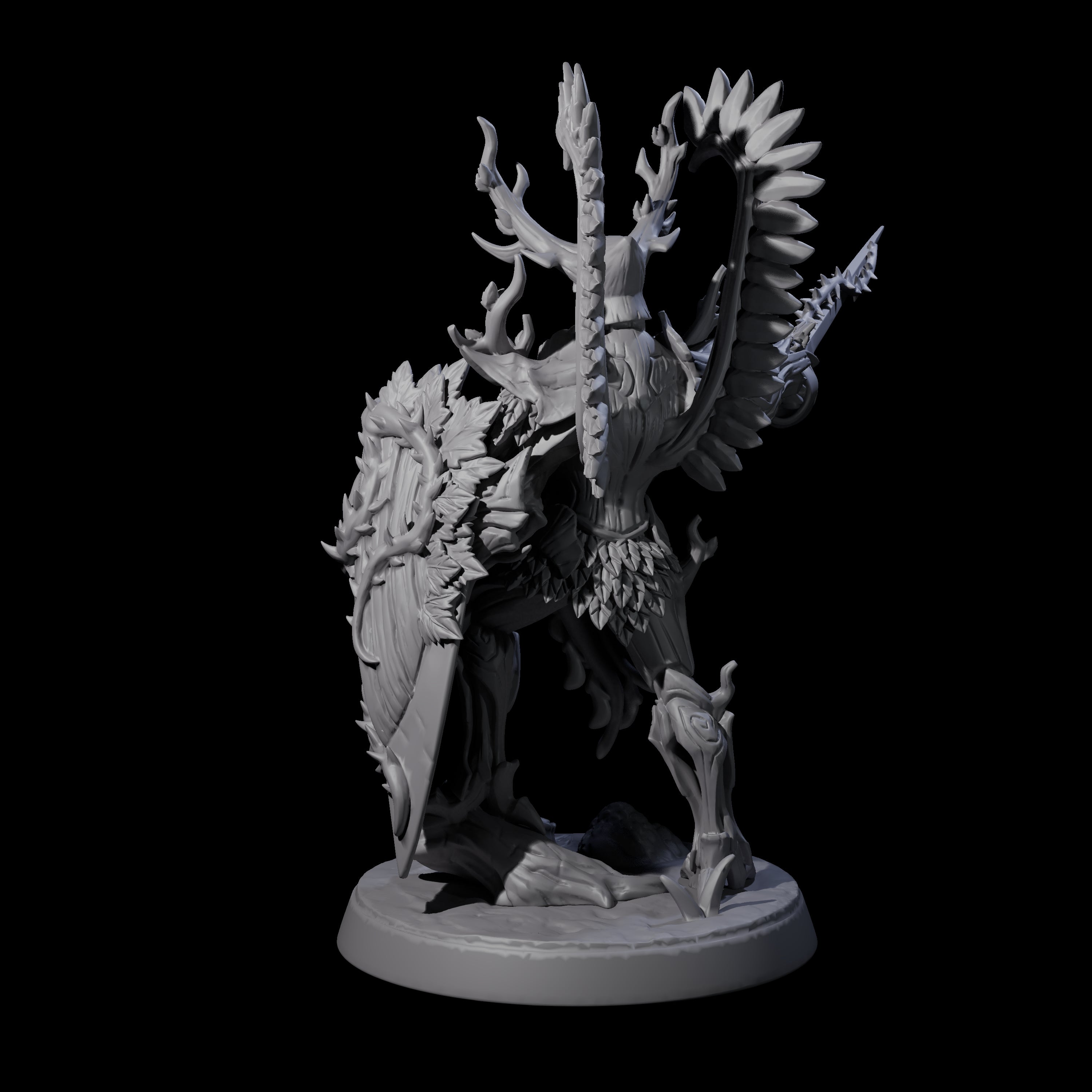 Green Knight Miniature for Dungeons and Dragons, Pathfinder or other TTRPGs