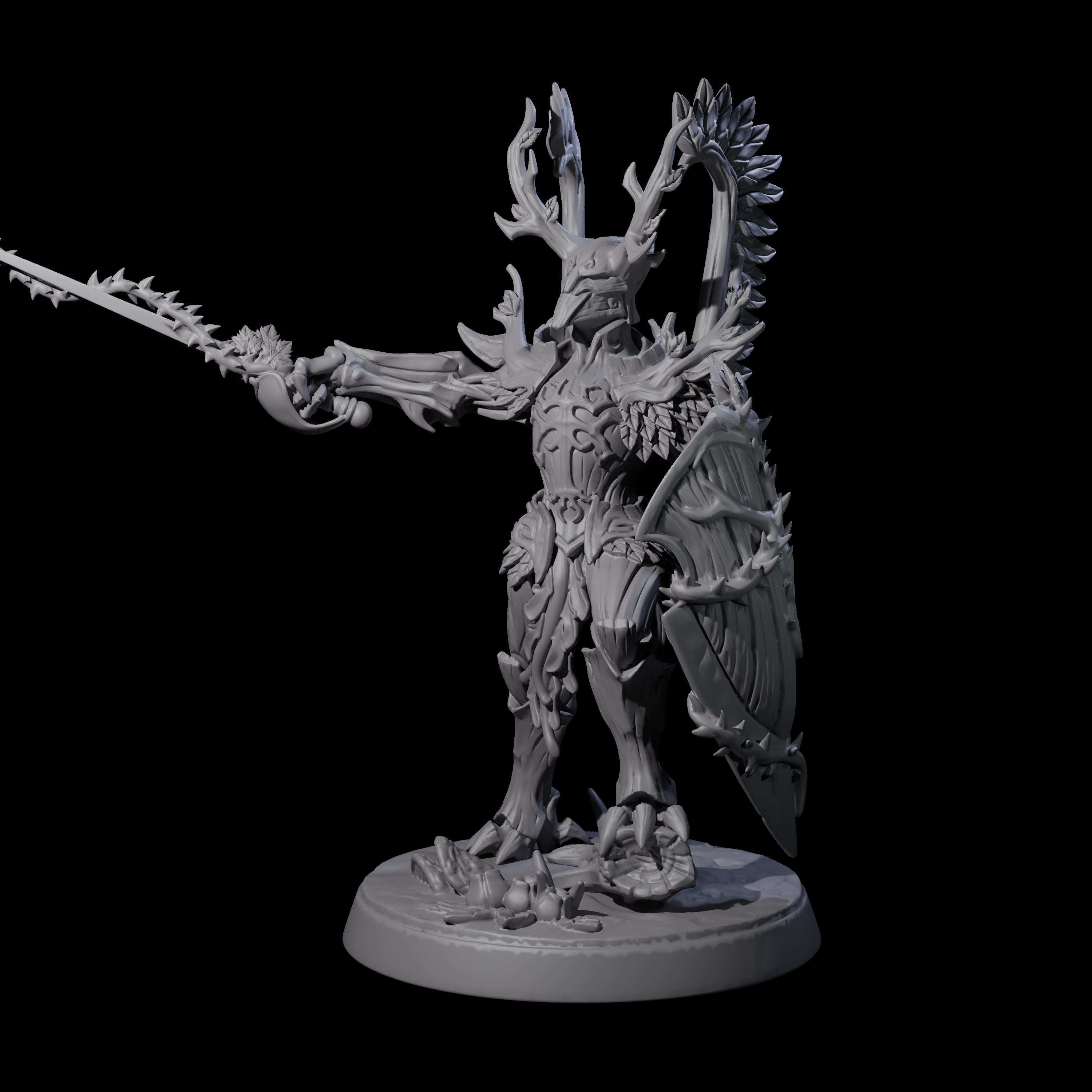 Green Knight Miniature for Dungeons and Dragons, Pathfinder or other TTRPGs