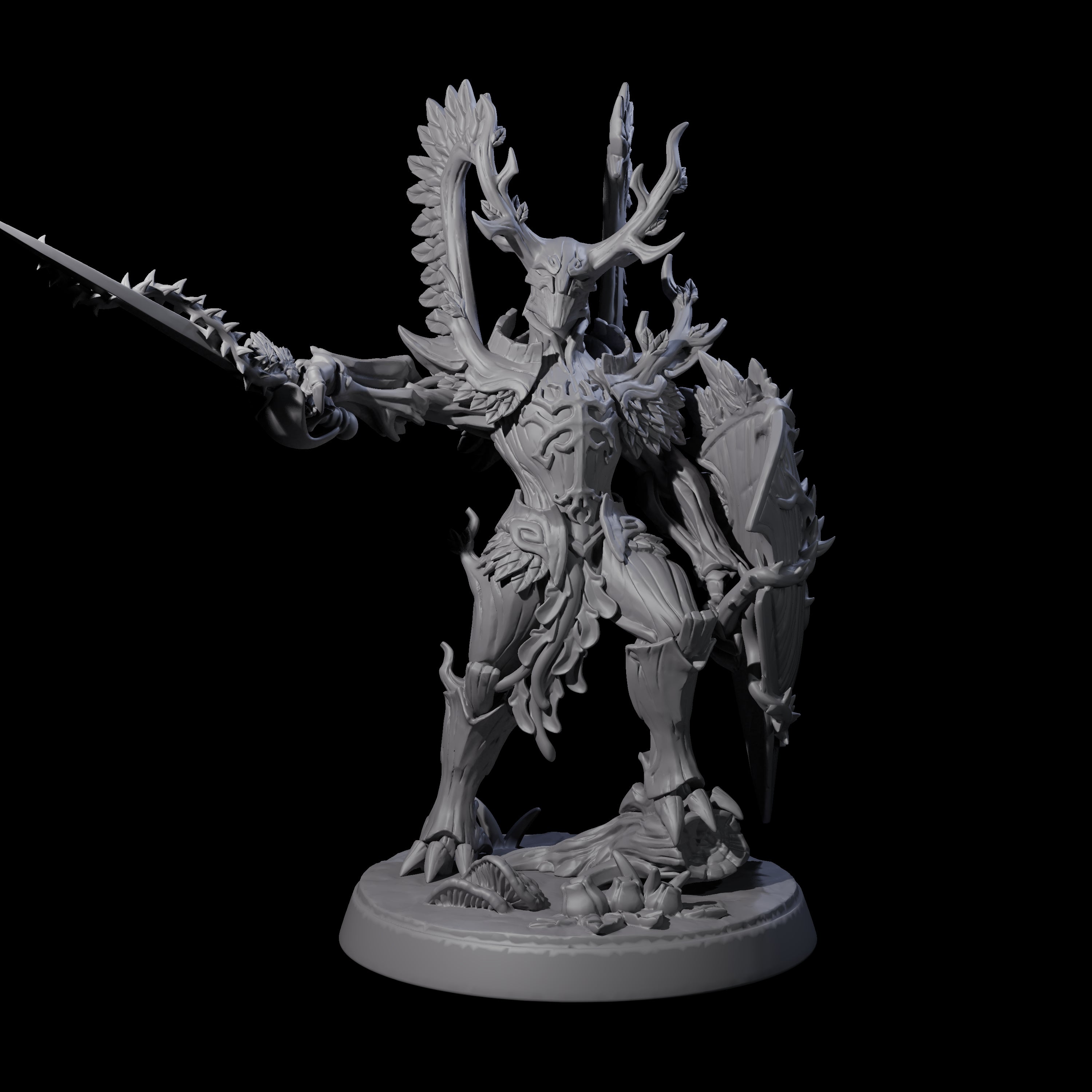 Green Knight Miniature for Dungeons and Dragons, Pathfinder or other TTRPGs