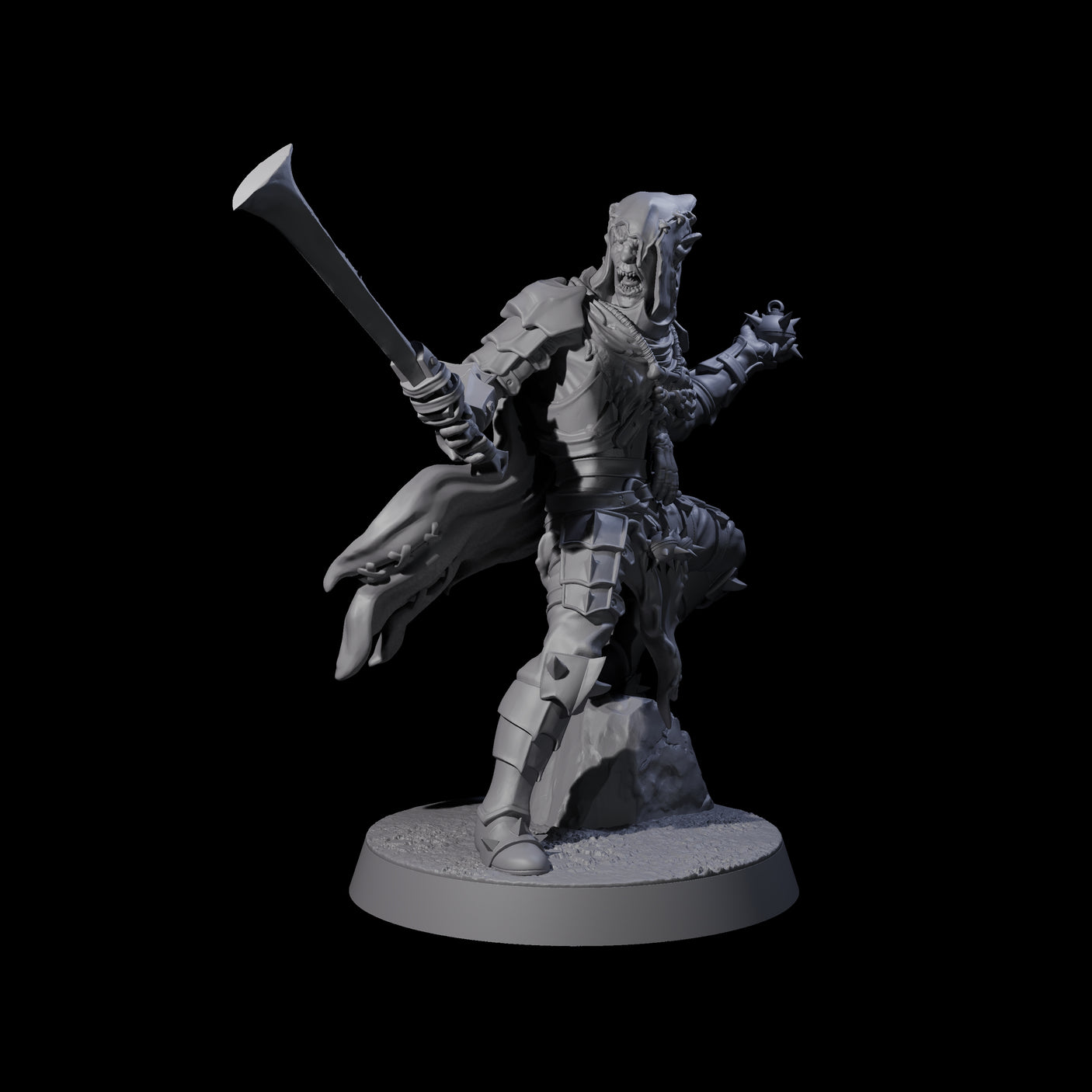 Grenade Throwing Hobgoblin Sapper B Miniature for Dungeons and Dragons, Pathfinder or other TTRPGs